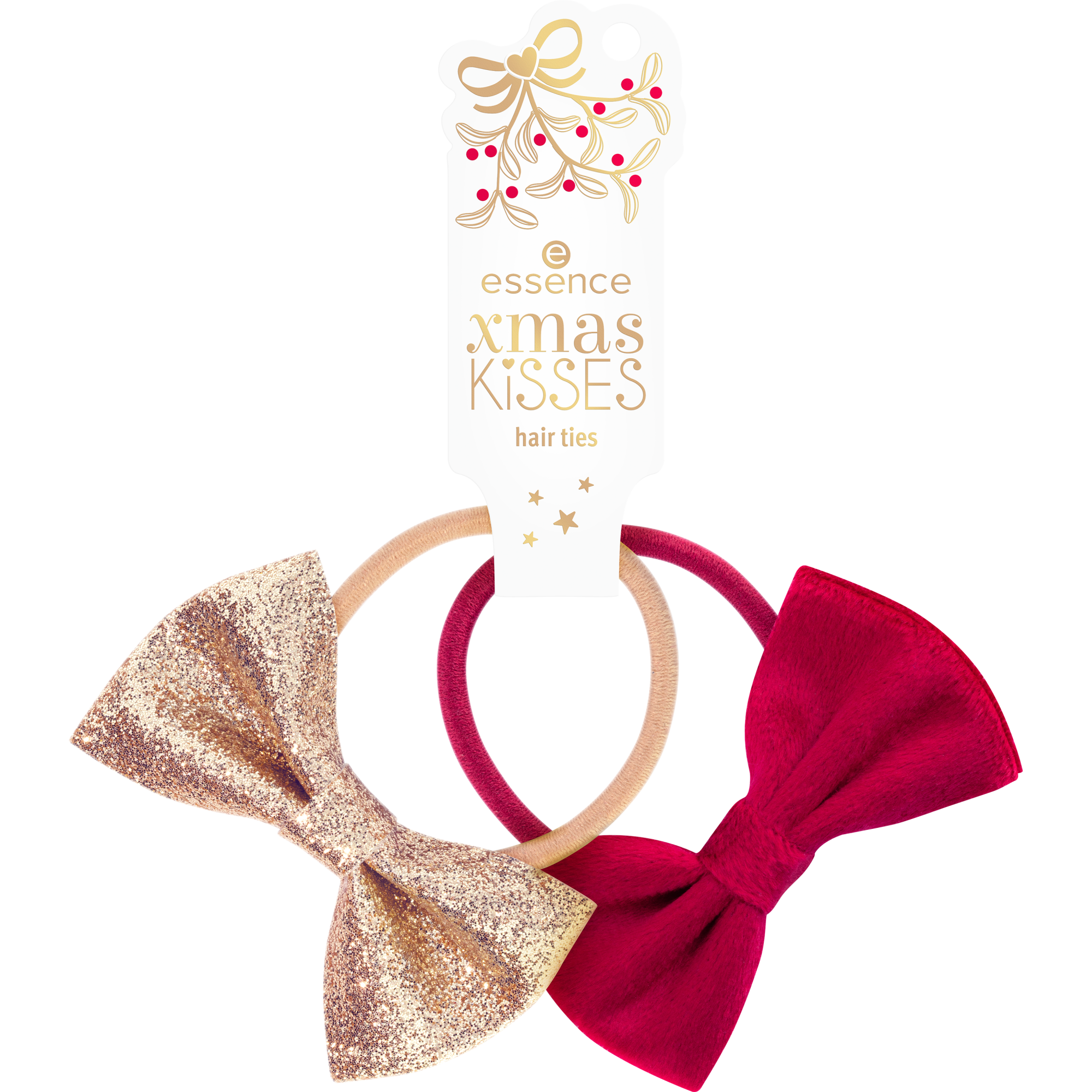 xmas KiSSES hair ties