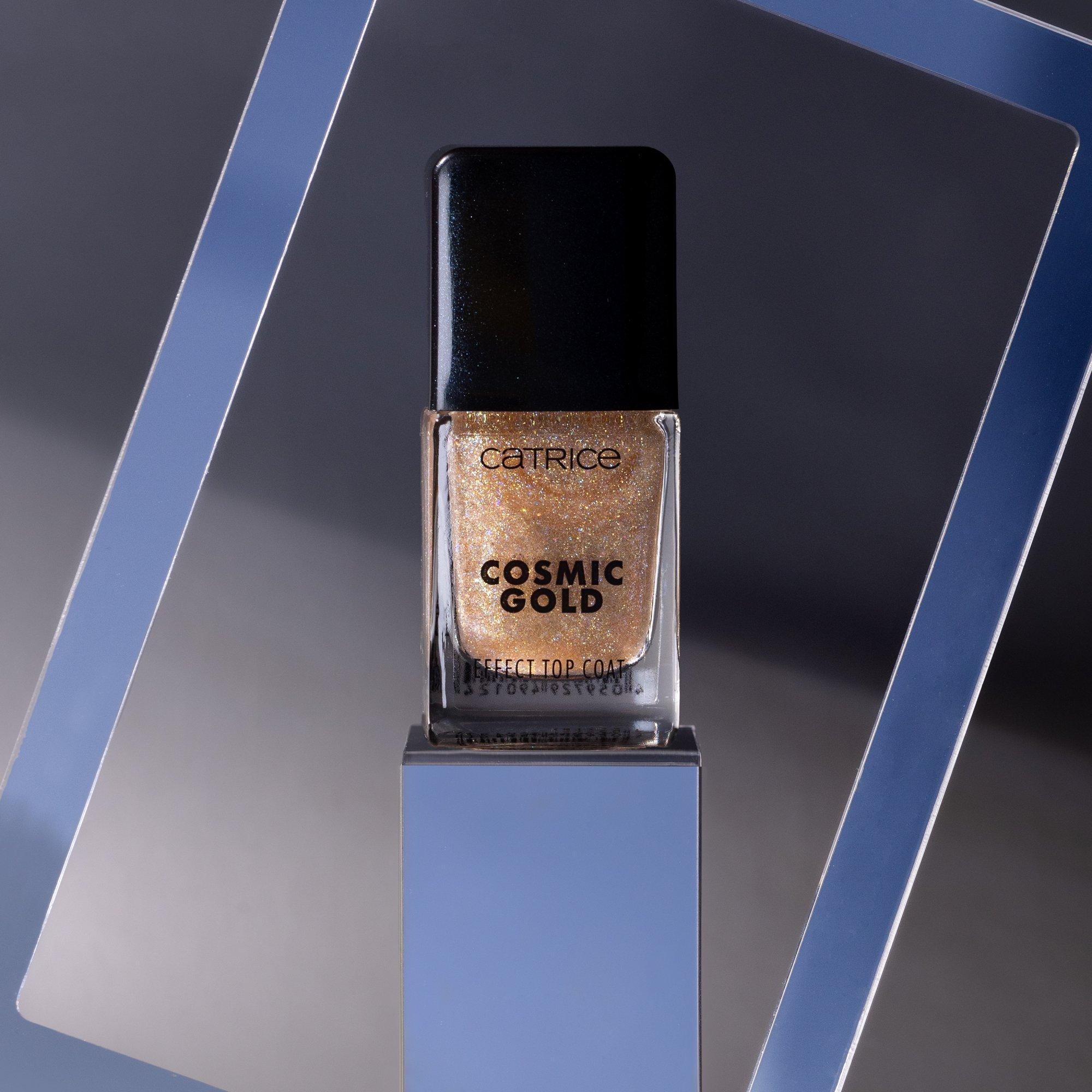 Cosmic Gold Effect Smalto Unghie Top Coat