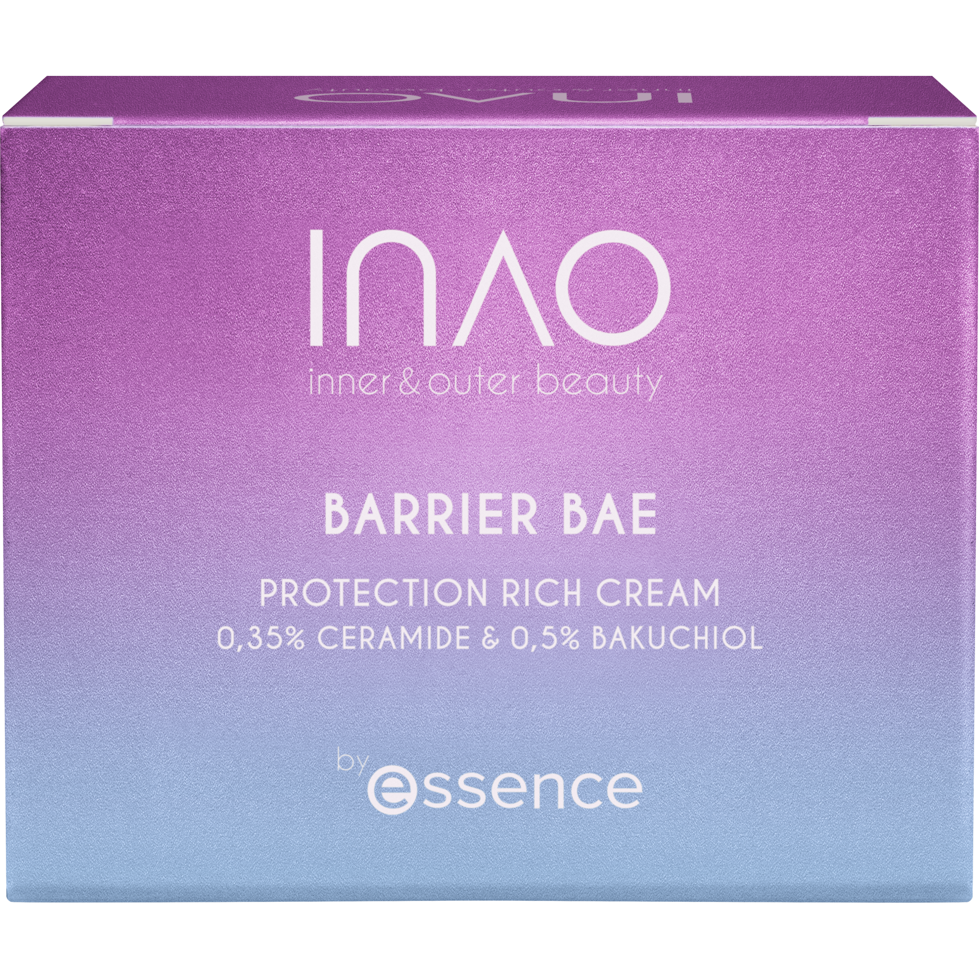 INAO inner and outer beauty Barrier Bae Protection Rich Cream by essence