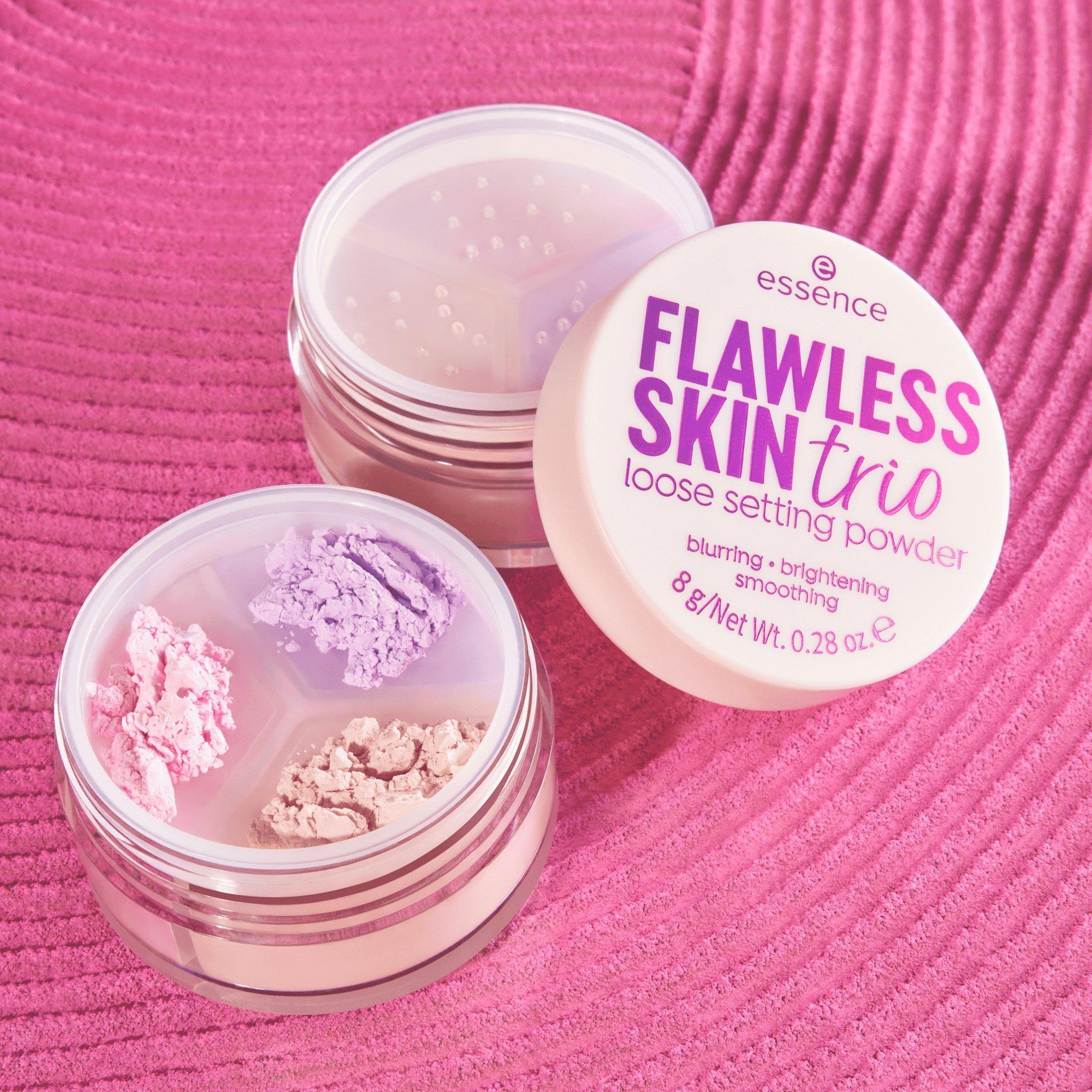 sypký pudr FLAWLESS SKIN trio