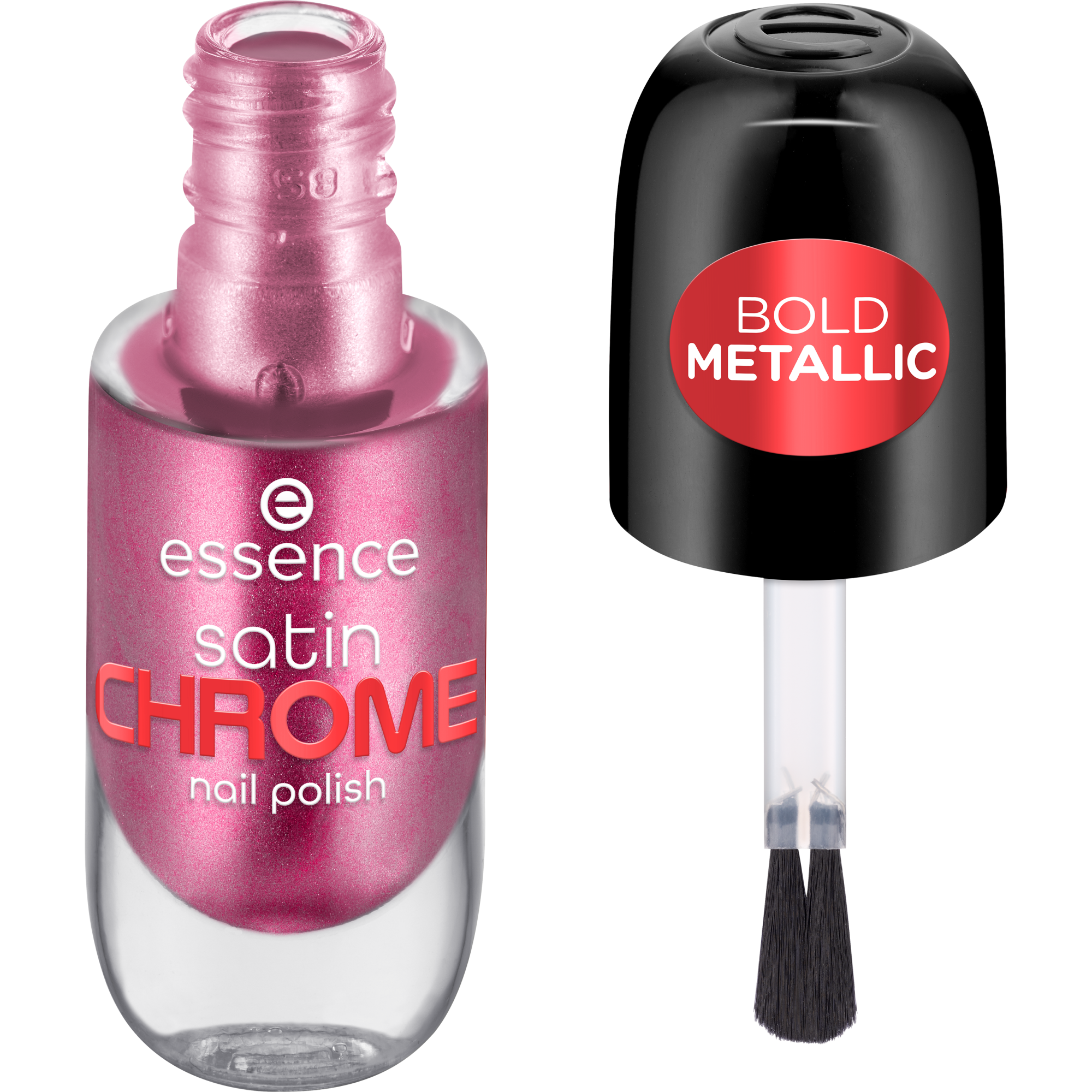 Купить essence Лак для ногтей satin CHROME Meta Maroon онлайн