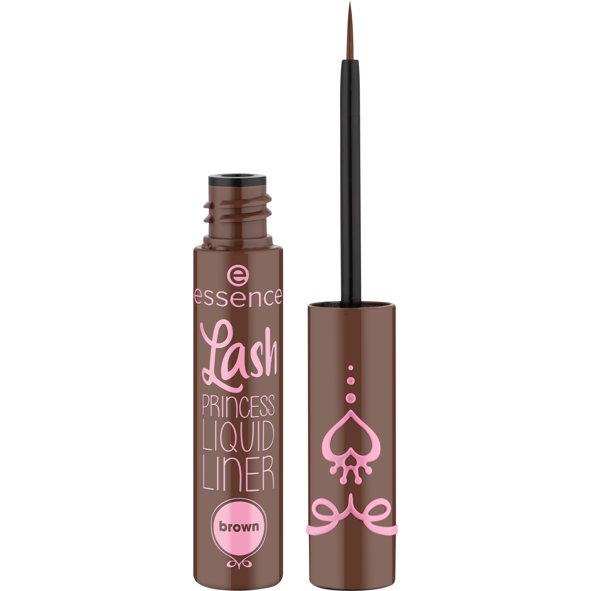 Rudas akių apvadas Lash PRINCESS LIQUID LINER brown