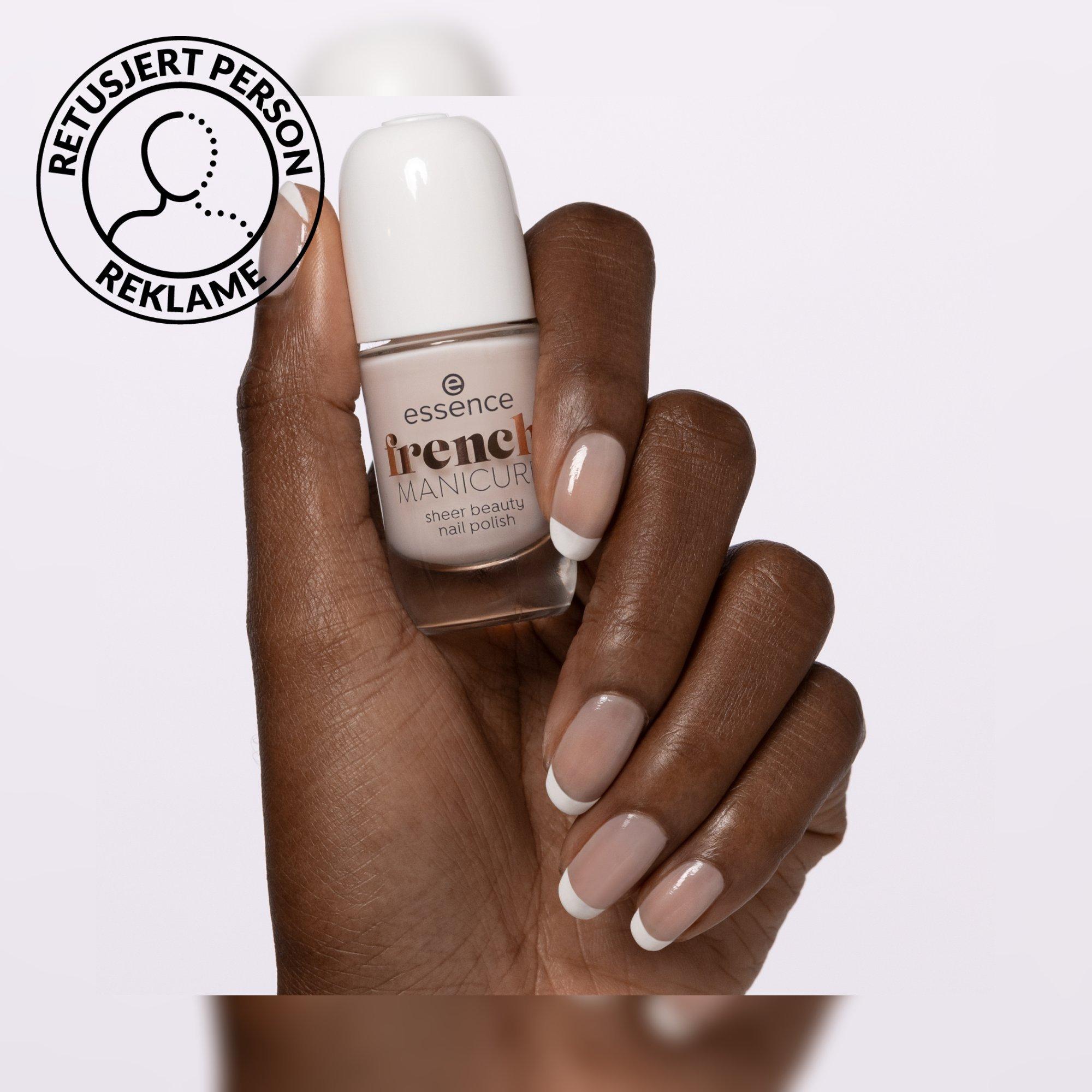 french MANICURE sheer beauty nail polish