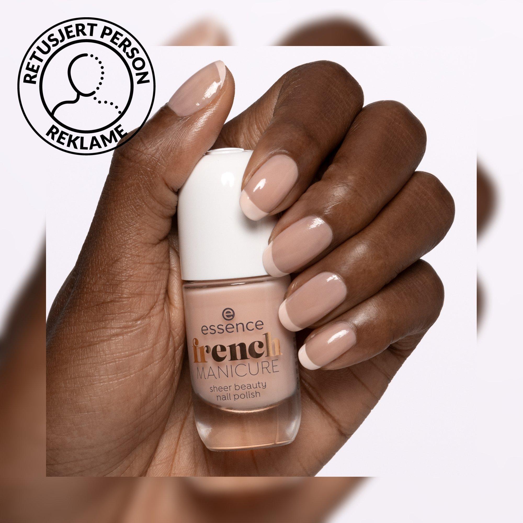 french MANICURE sheer beauty nail polish