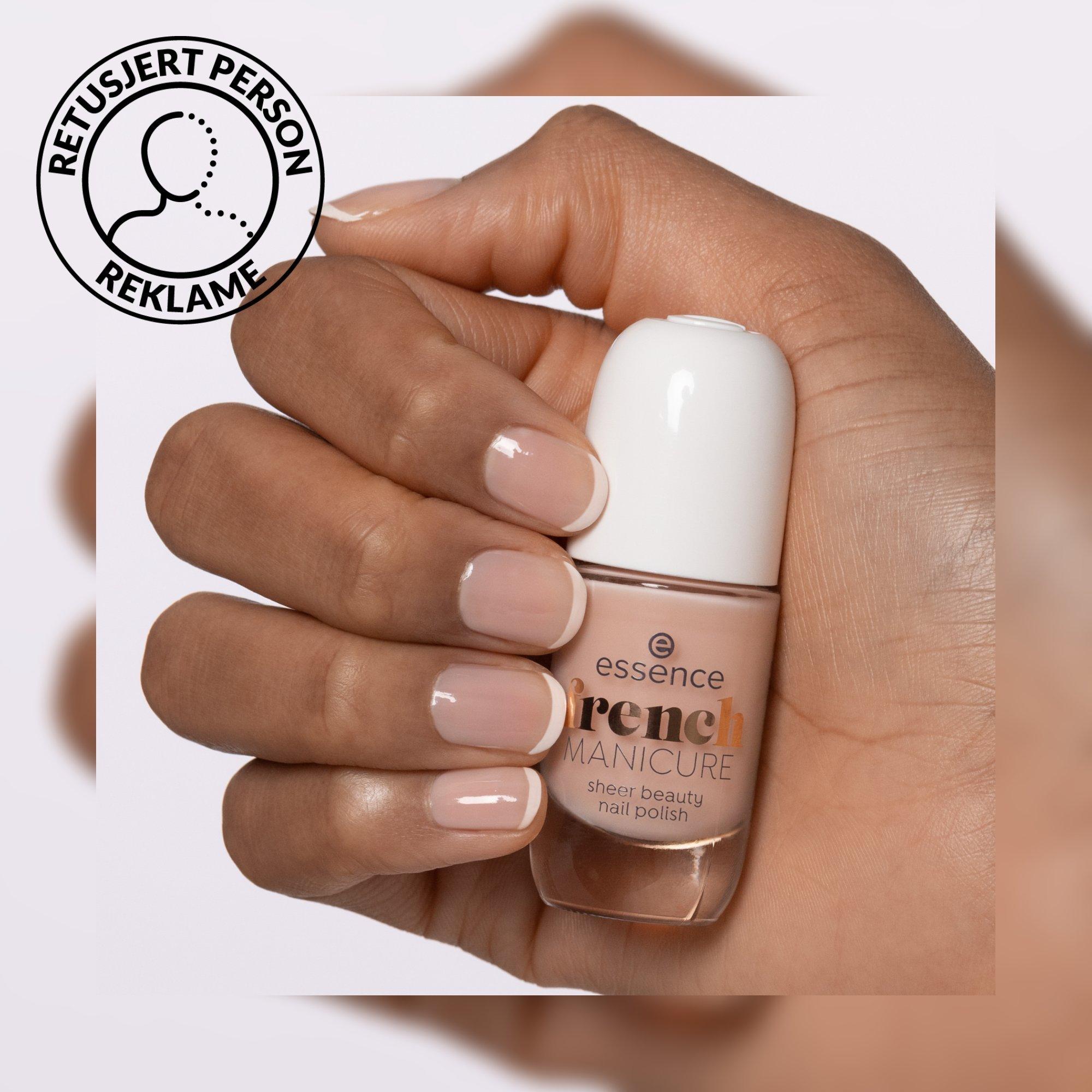 french MANICURE sheer beauty nail polish