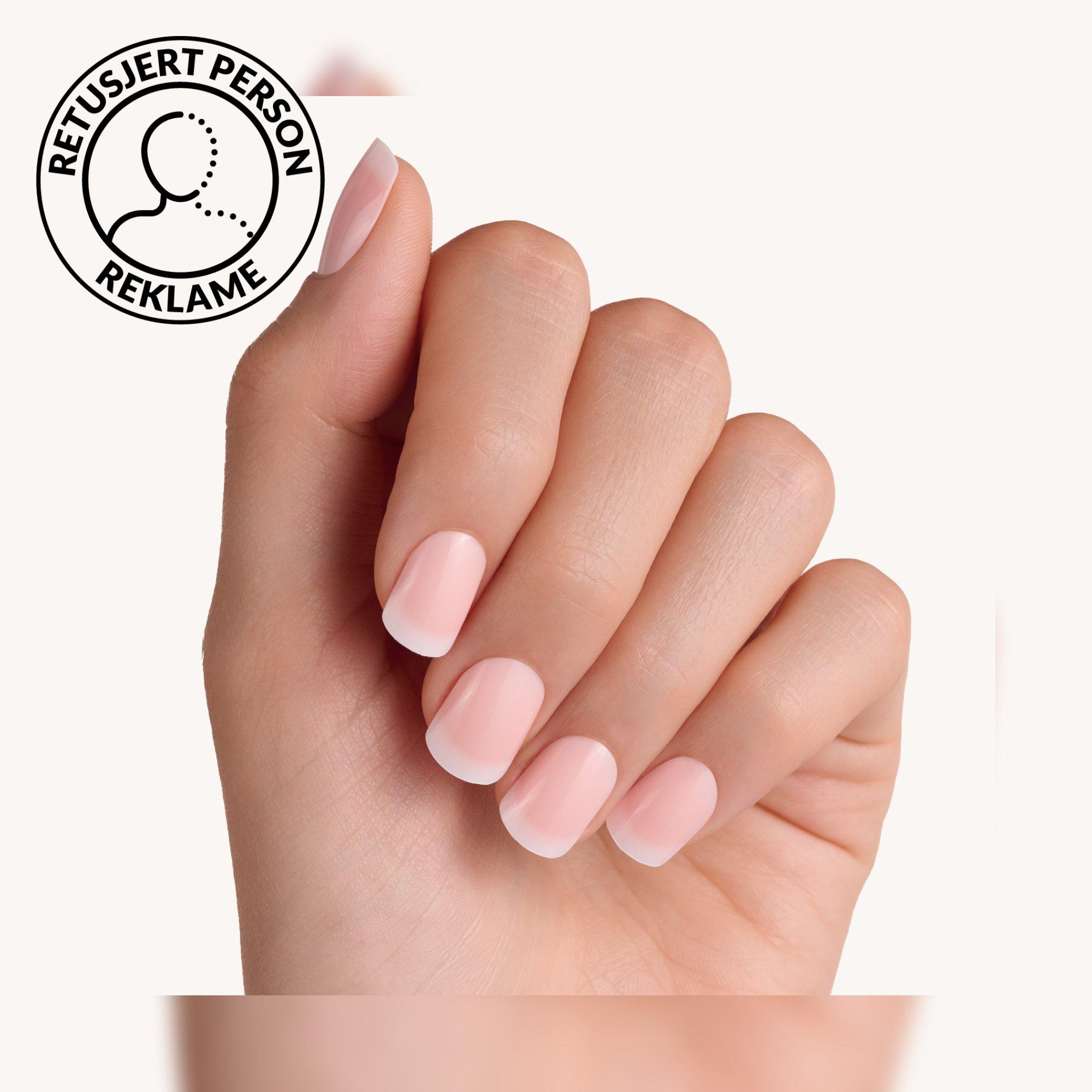 french MANICURE click-on nails