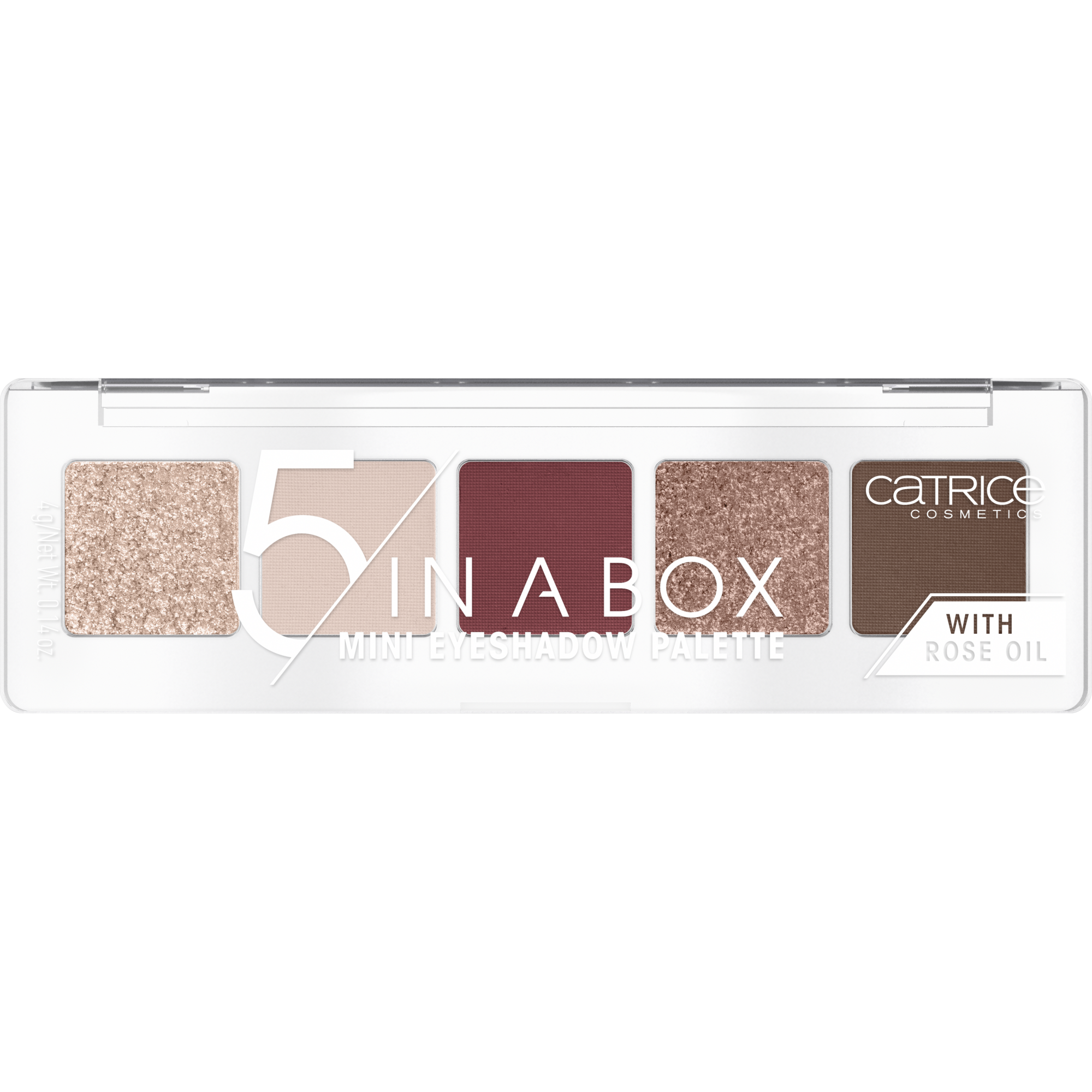 5 In A Box minipaleta de sombras de ojos