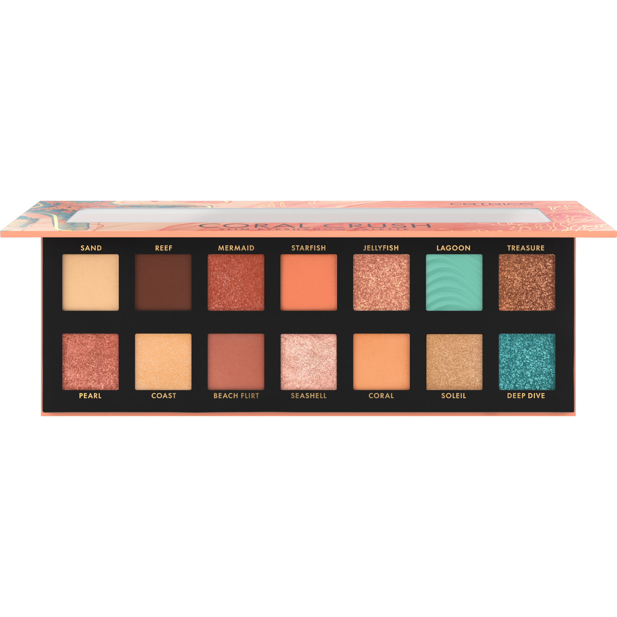 Coral Crush Slim Eyeshadow Palette