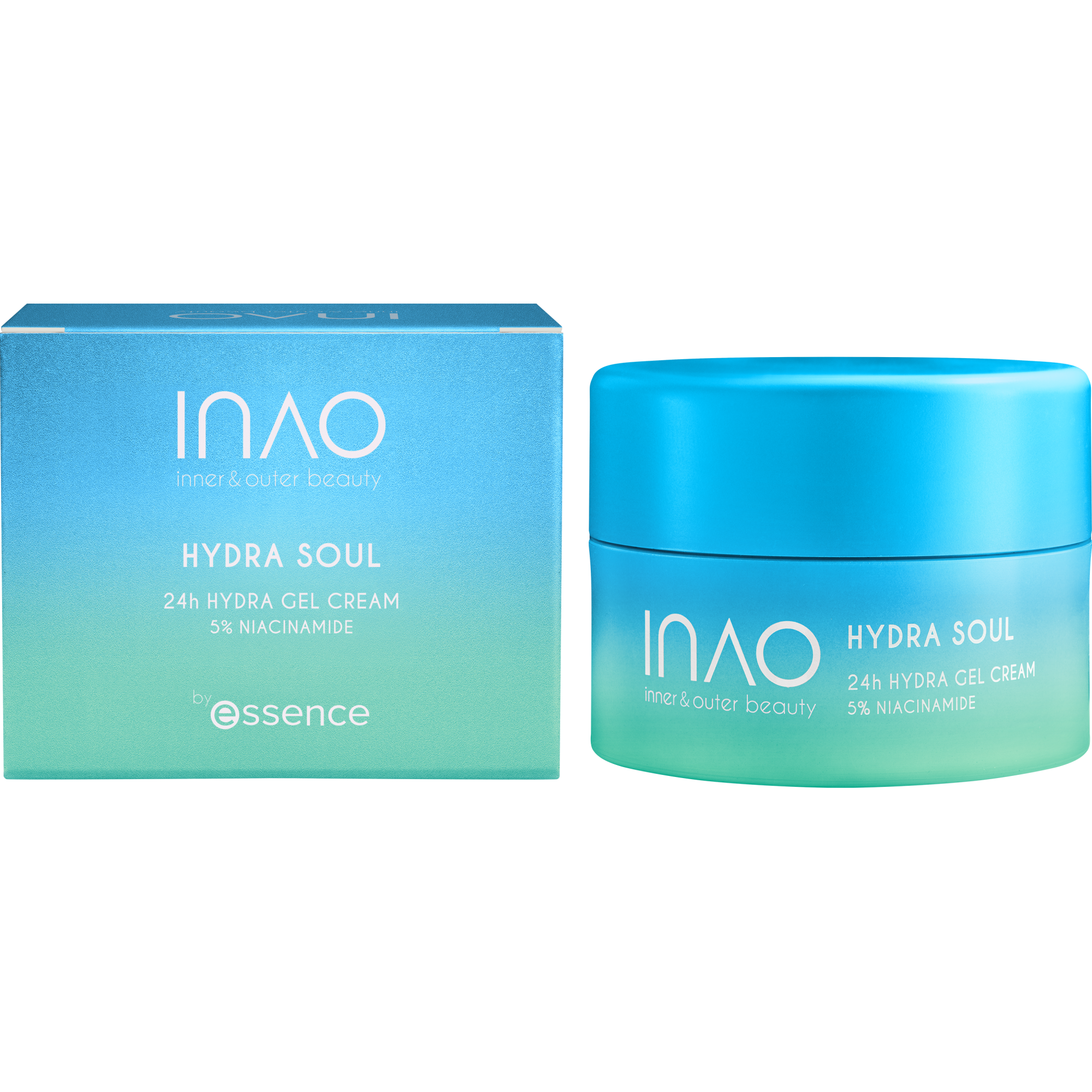 INAO inner and outer beauty Hydra Soul 24H Hydra Gel Cream by essence