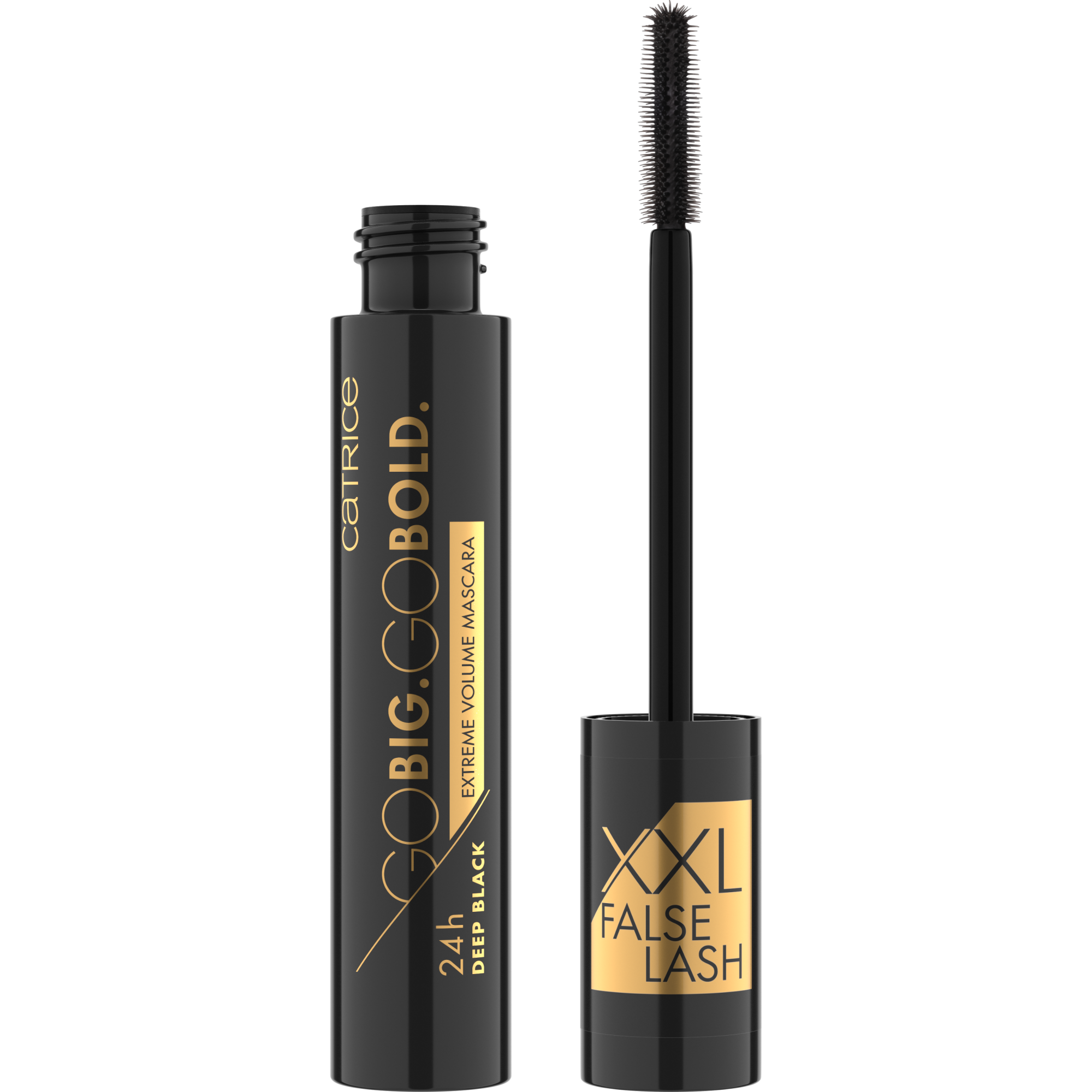 كن كبيرًا. استمتعي بالجرأة. مسكارا Deep Black Extreme Volume على مدار الساعة