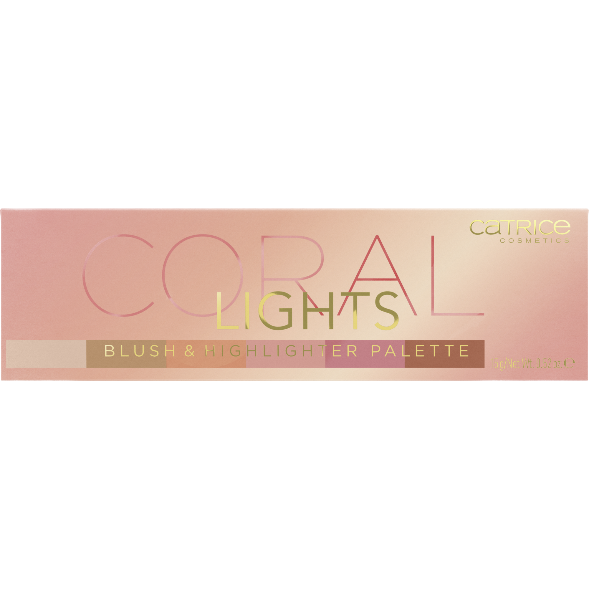 Coral Lights Blush & Highlighter Palette