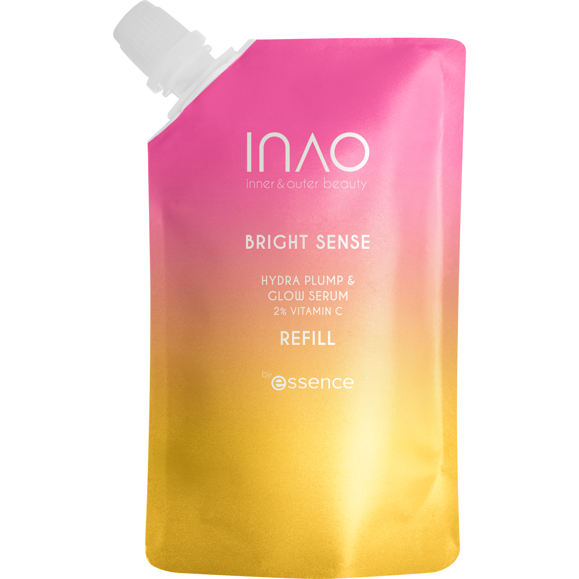 INAO inner and outer beauty Bright Sense Hydra Plump & Glow Serum Refill by essence