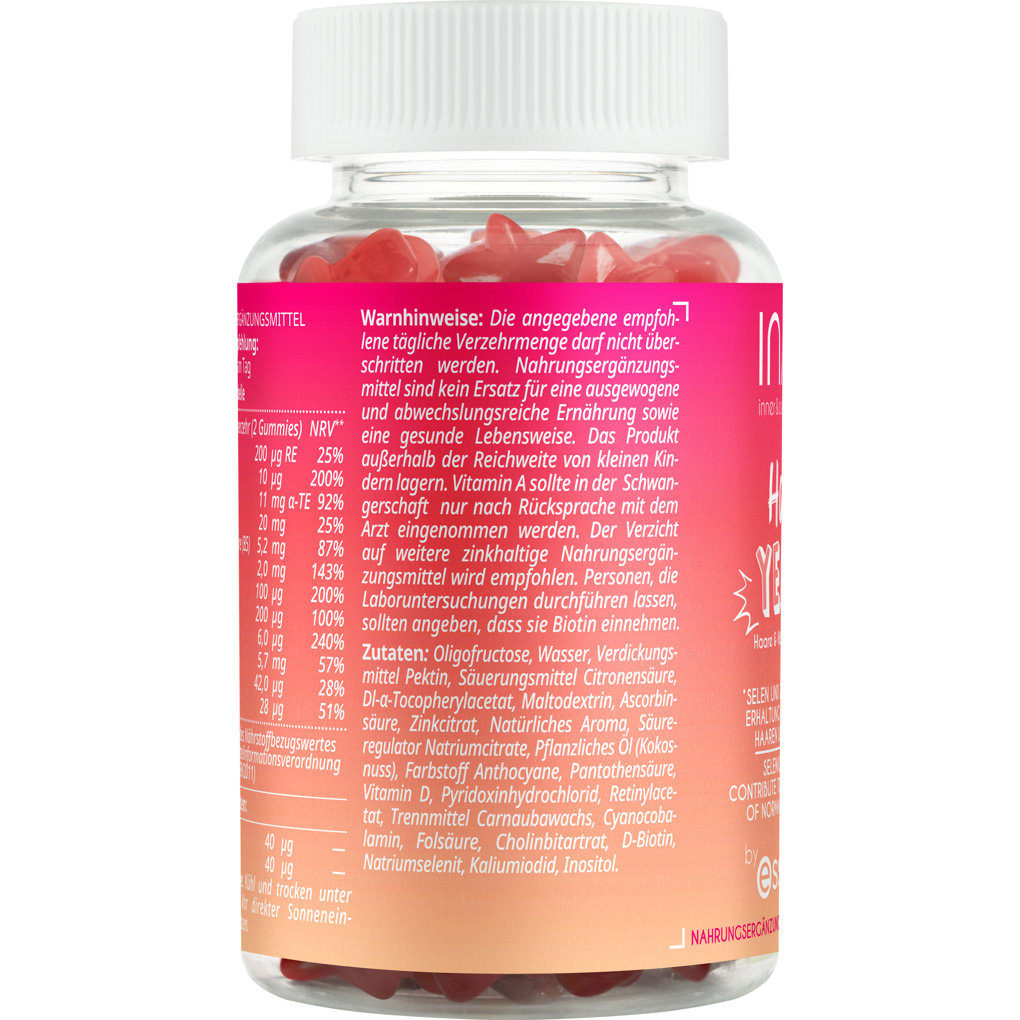 INAO by essence inner & outer beauty Hair YEAH! -viinikumivitamiinit