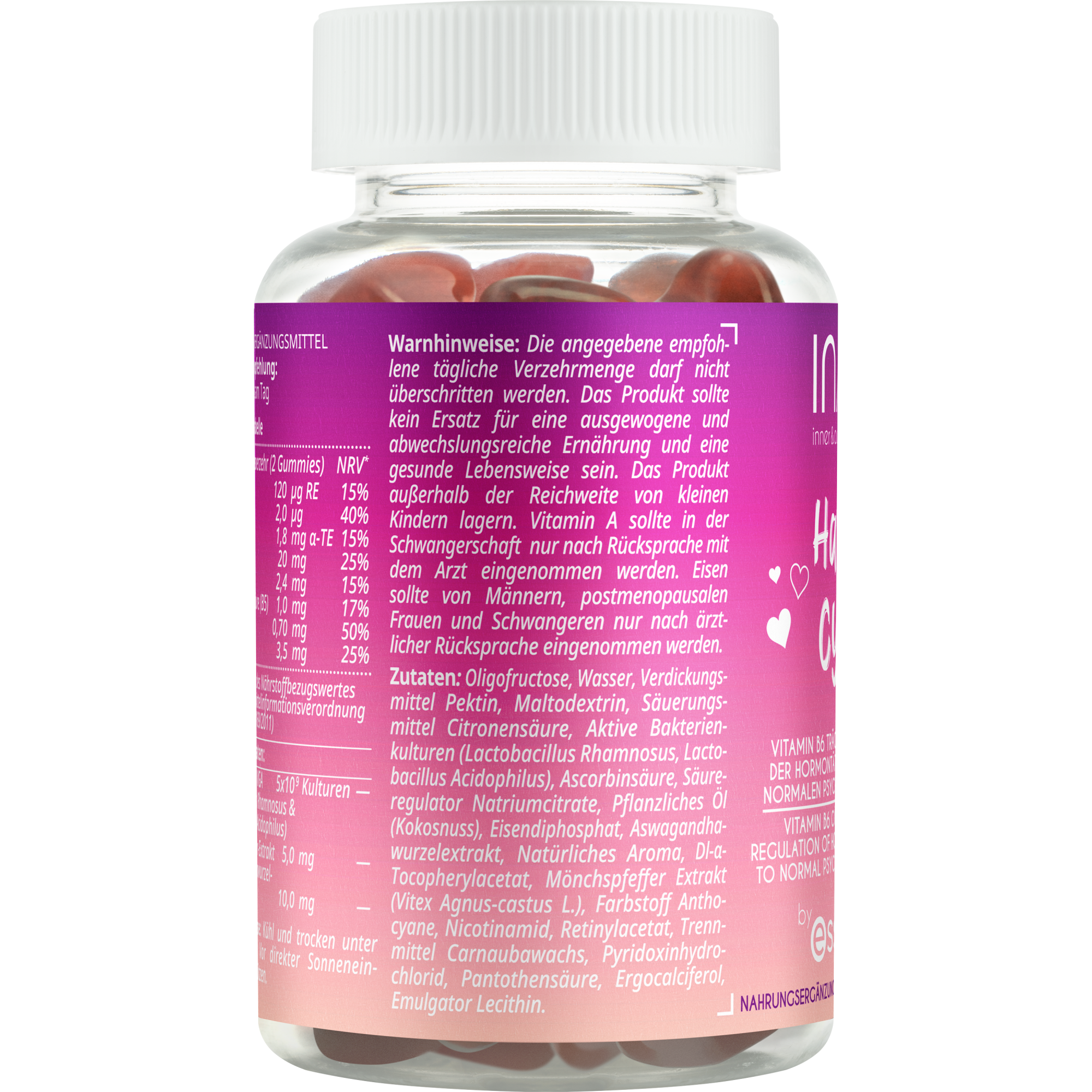 INAO inner and outer beauty Happy Cycle gummies by essence
