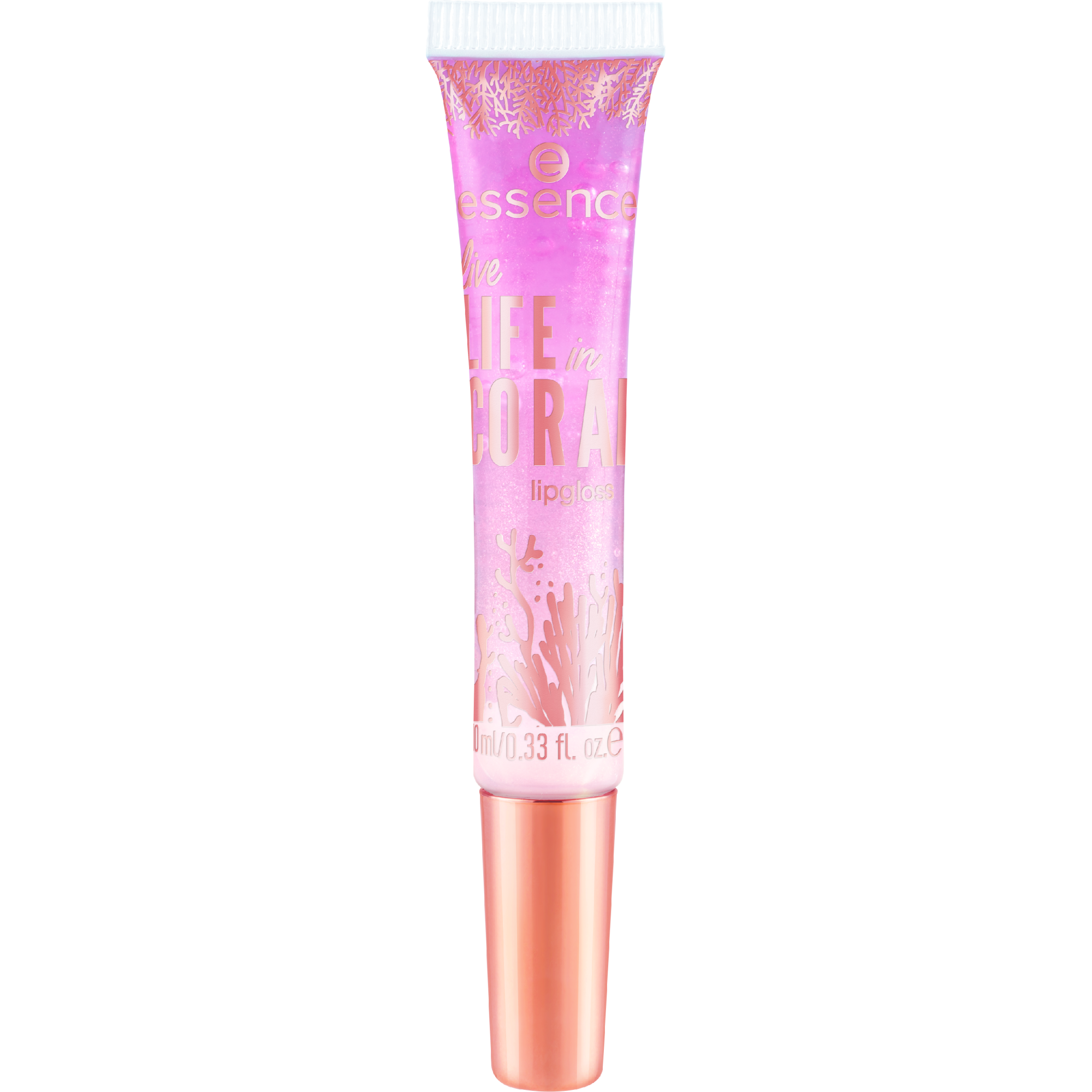 live LIFE in CORAL lipgloss