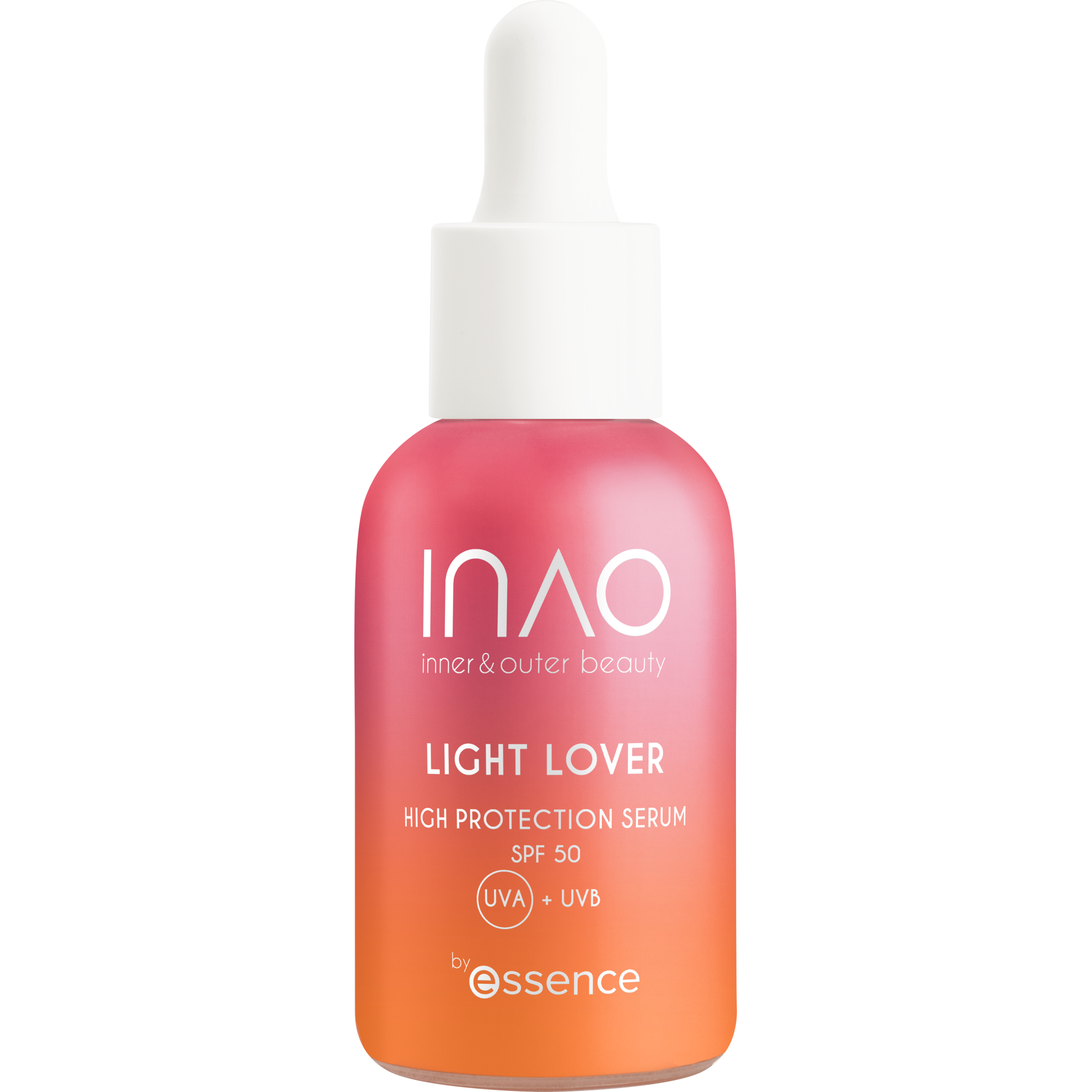 INAO inner and outer beauty Light Lover High Protection Serum SPF 50 by essence