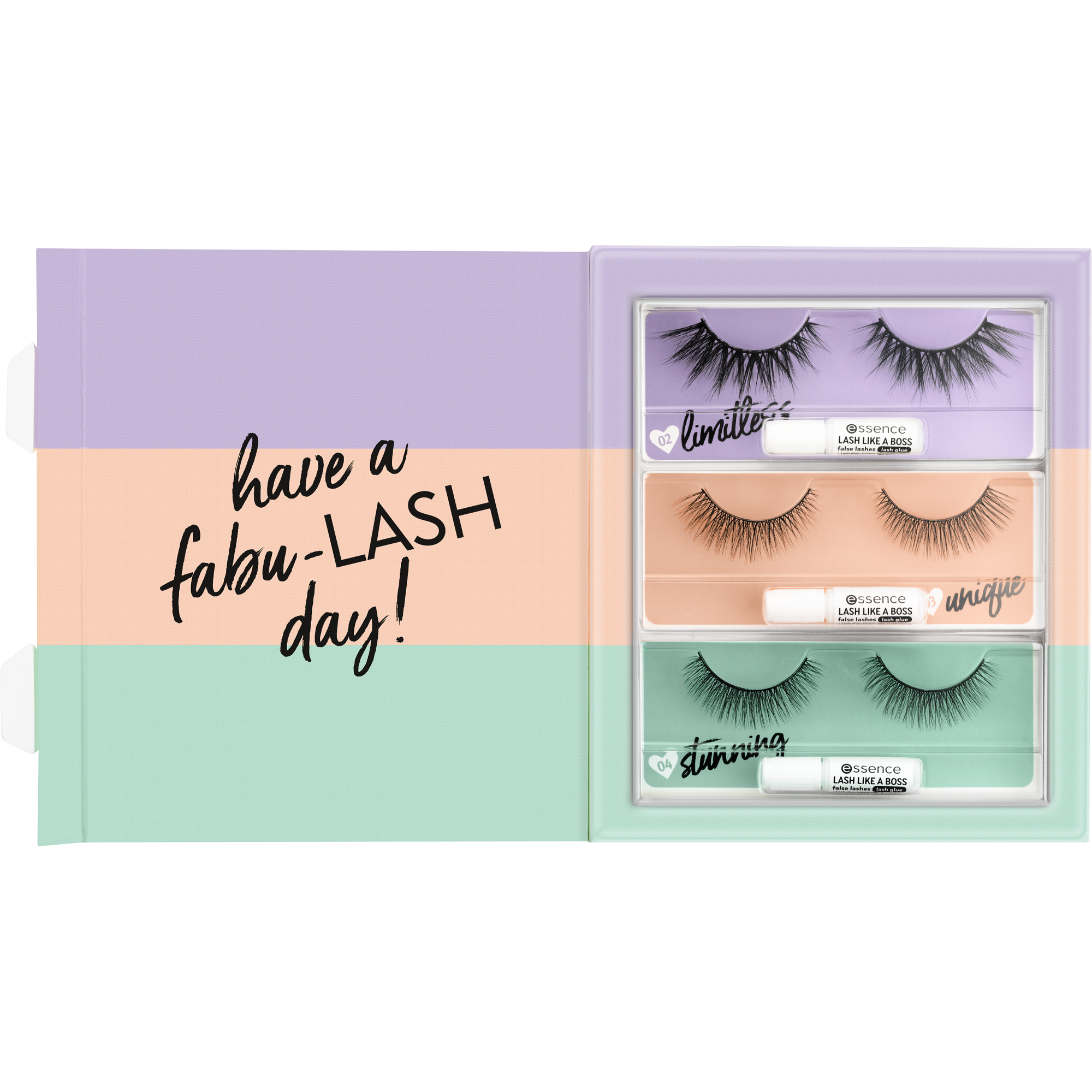 3x LASH LIKE A BOSS false lashes set