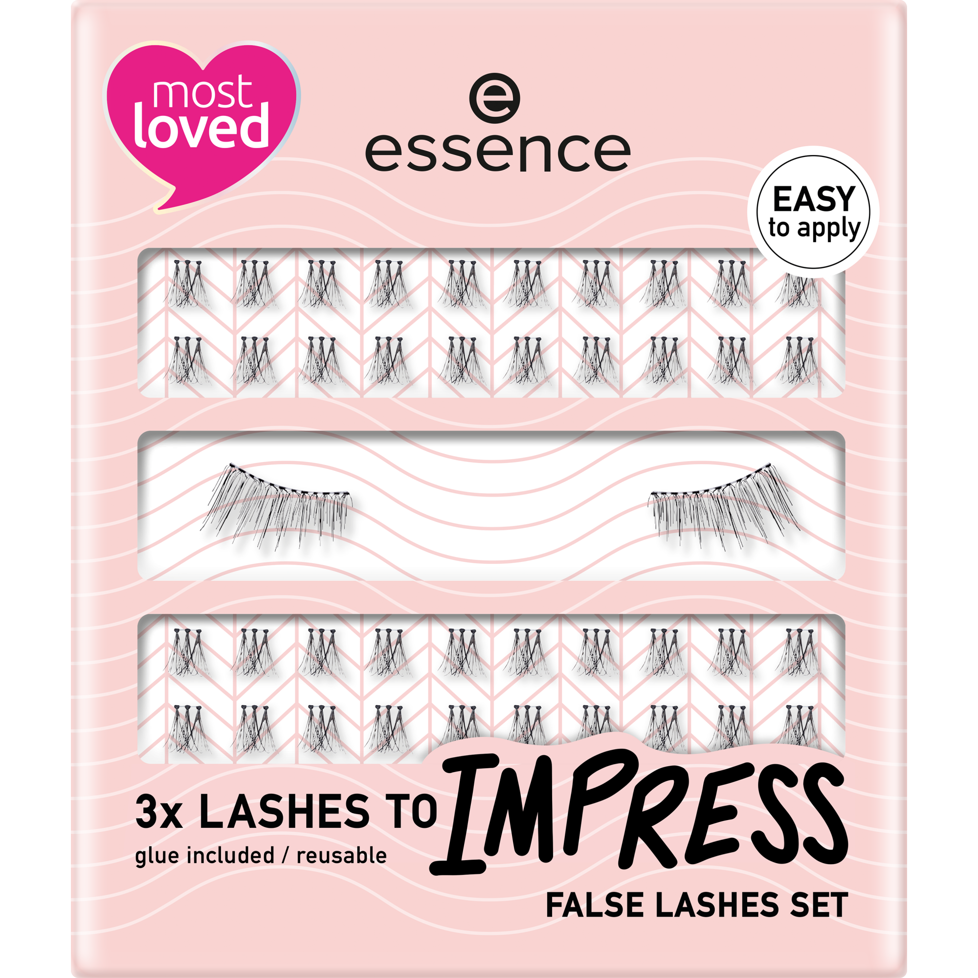 3x LASHES TO IMPRESS false lashes set