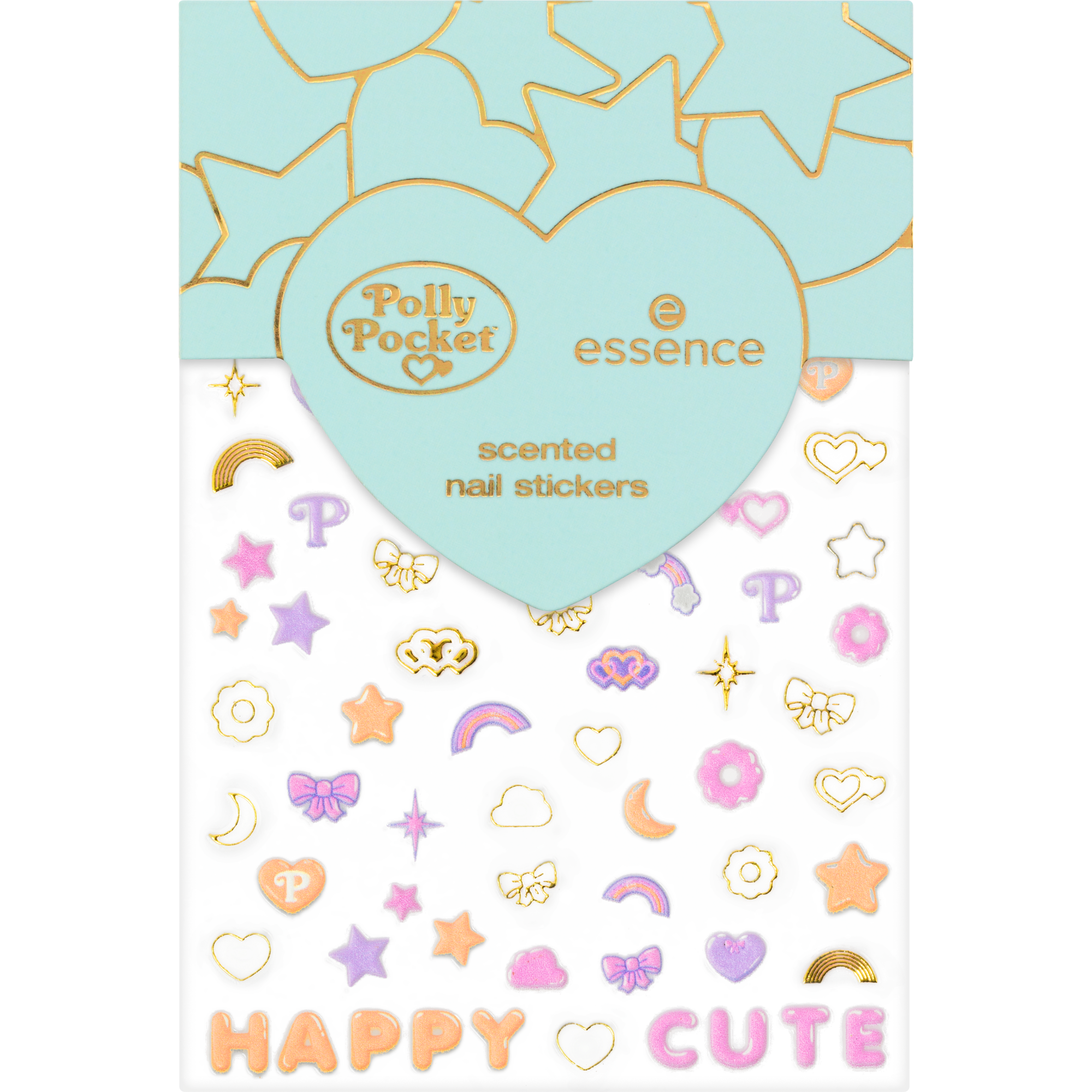 Polly Pocket scented nail stickers