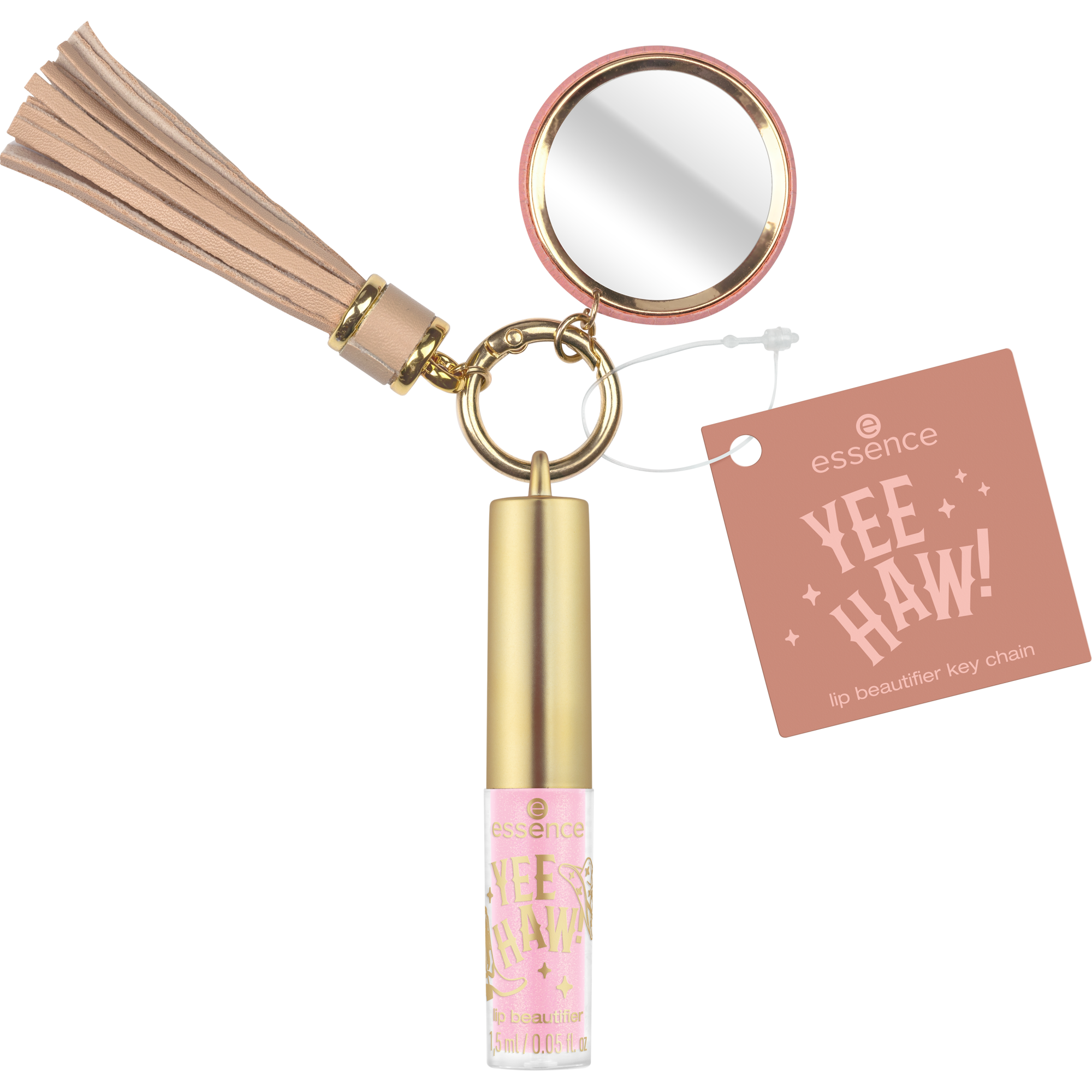 YEE HAW! lip beautifier key chain