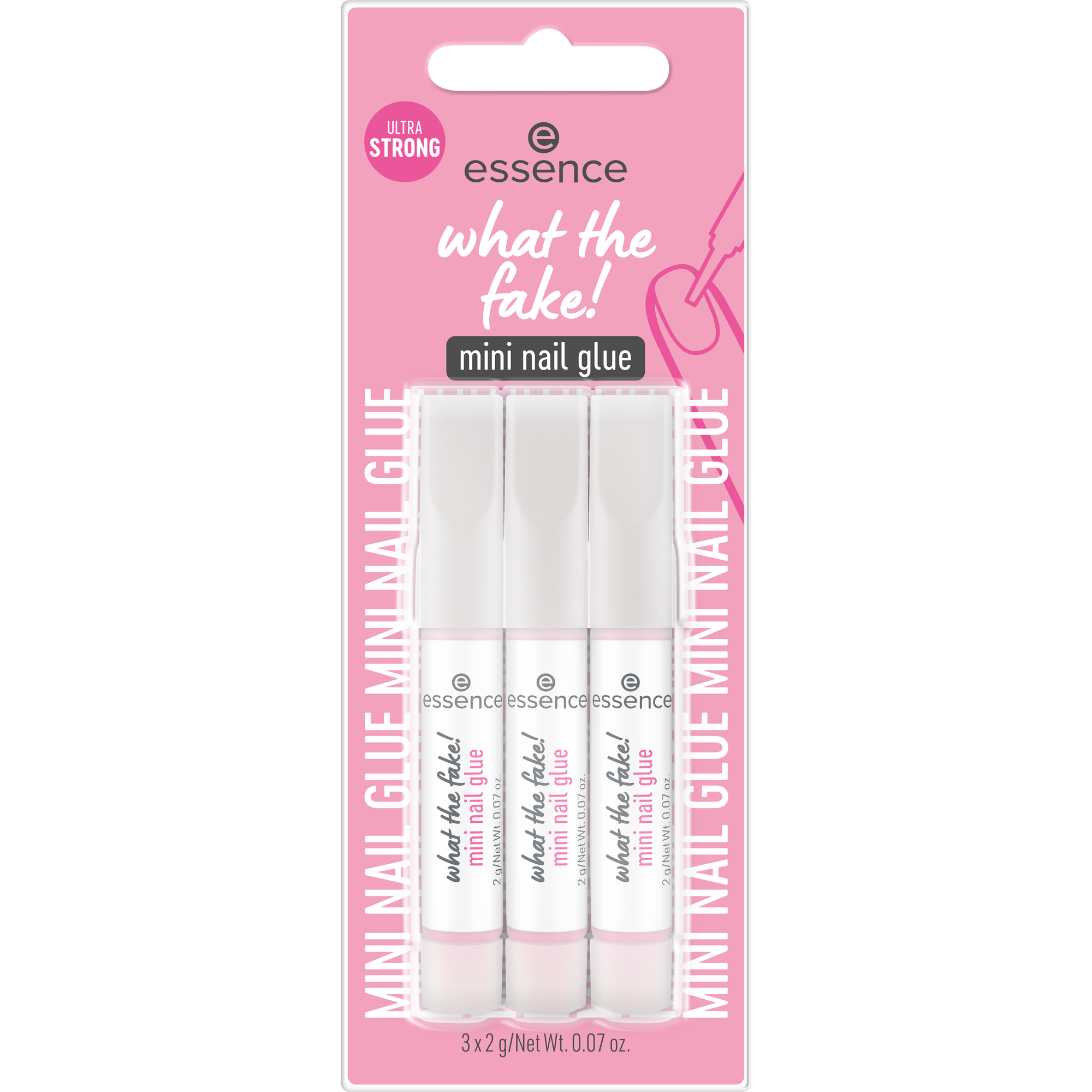 what the fake! mini pegamento para uñas