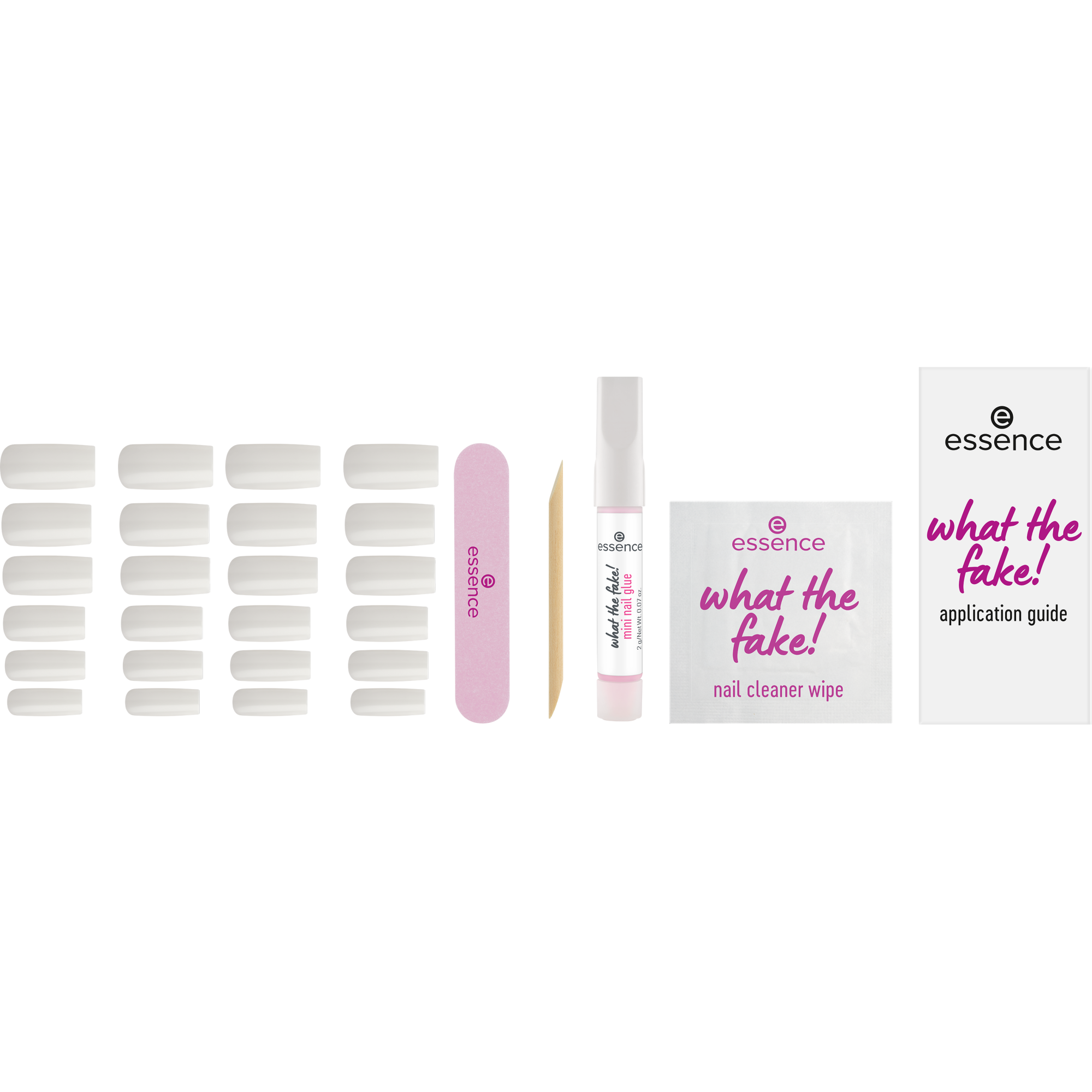 what the fake! PRESS-ON NAILS coffret manucure