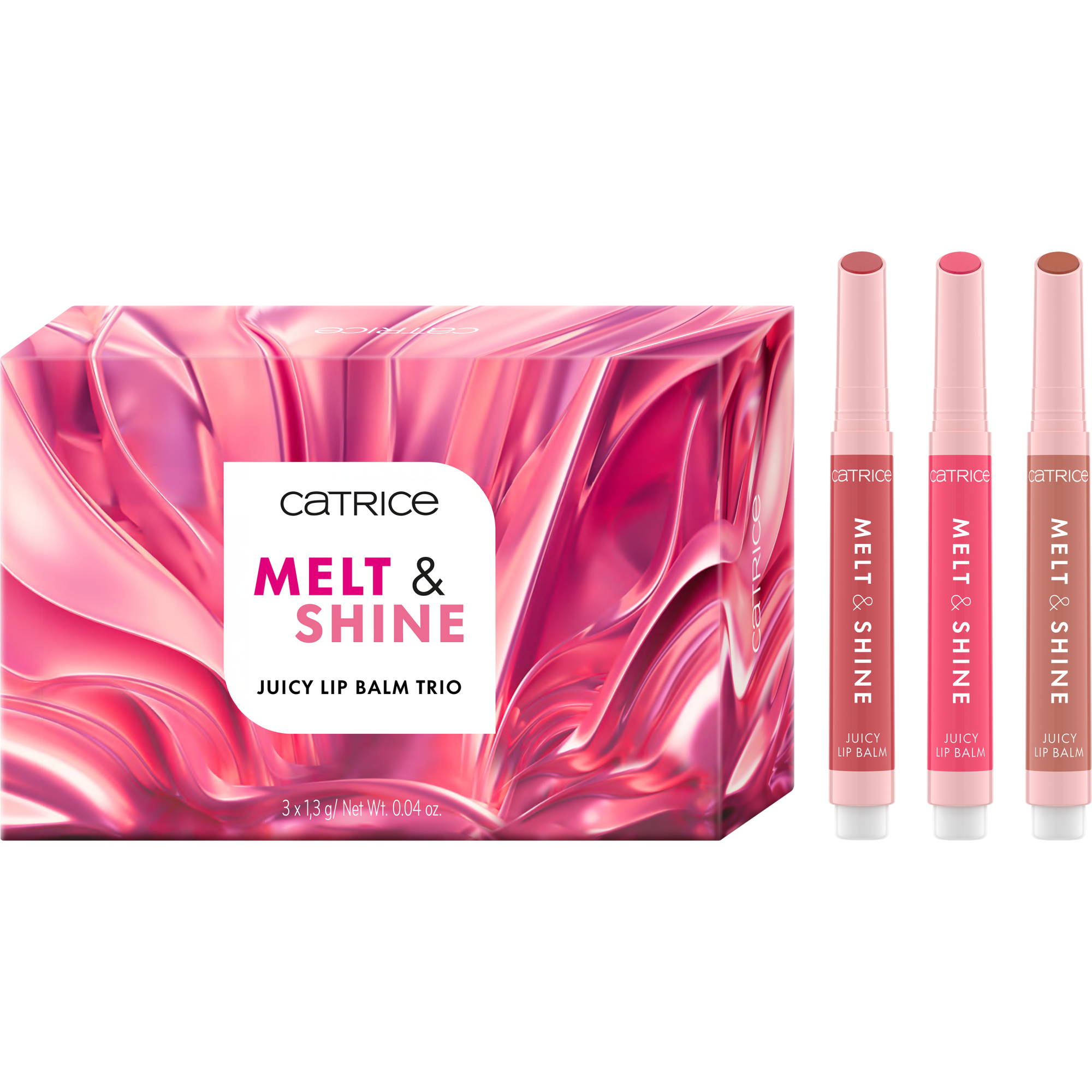 Trio Balzámů na rty Melt & Shine Juicy