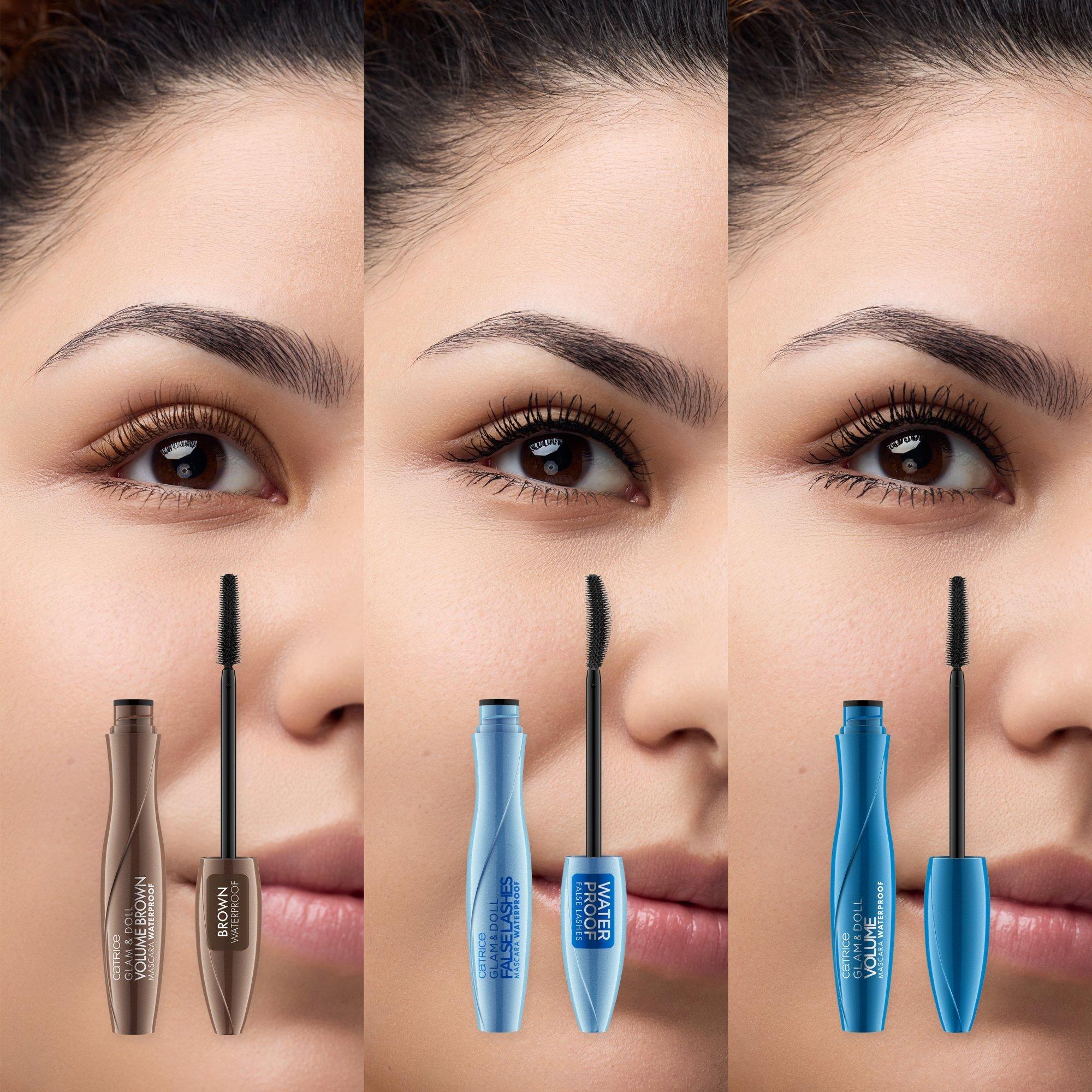 Glam & Doll Volume Brown Mascara Waterproof