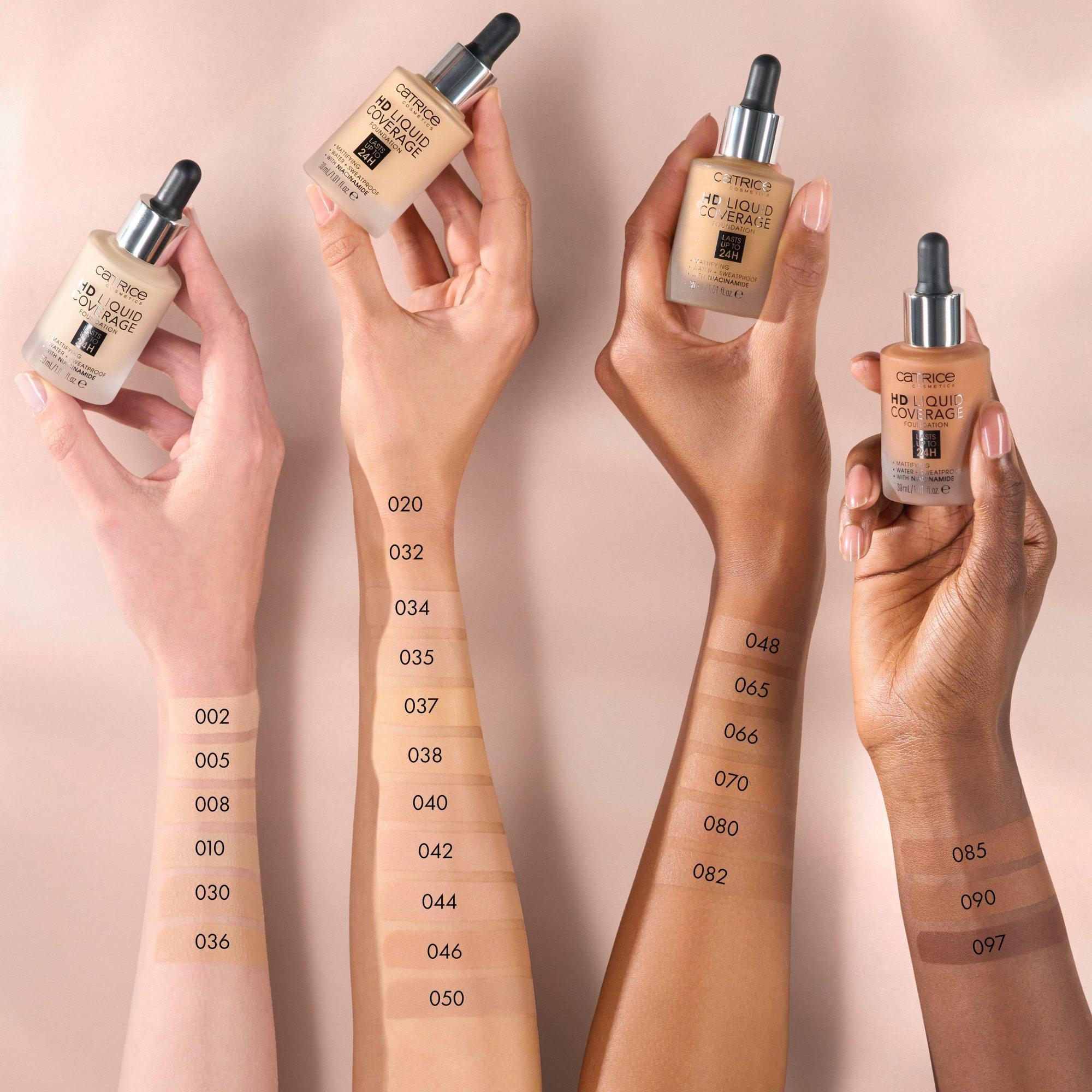 HD Liquid Coverage base de maquillaje