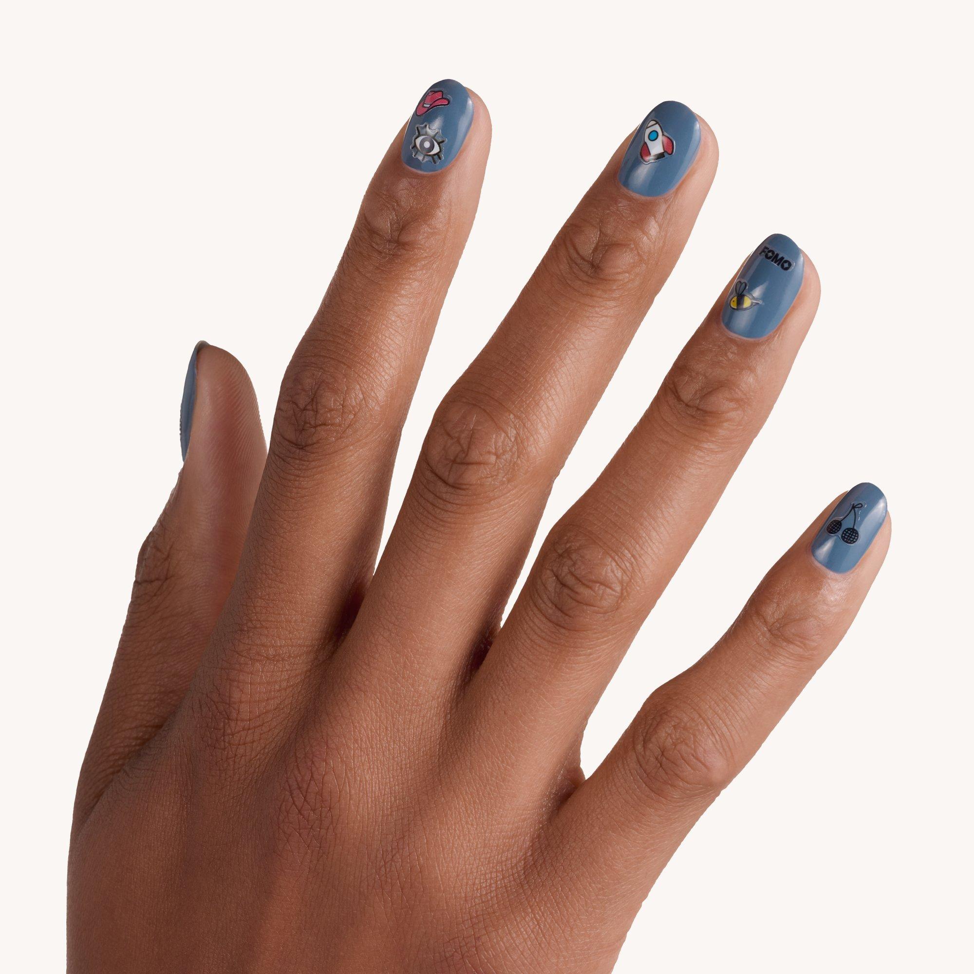 happiness looks good on you nail sticker