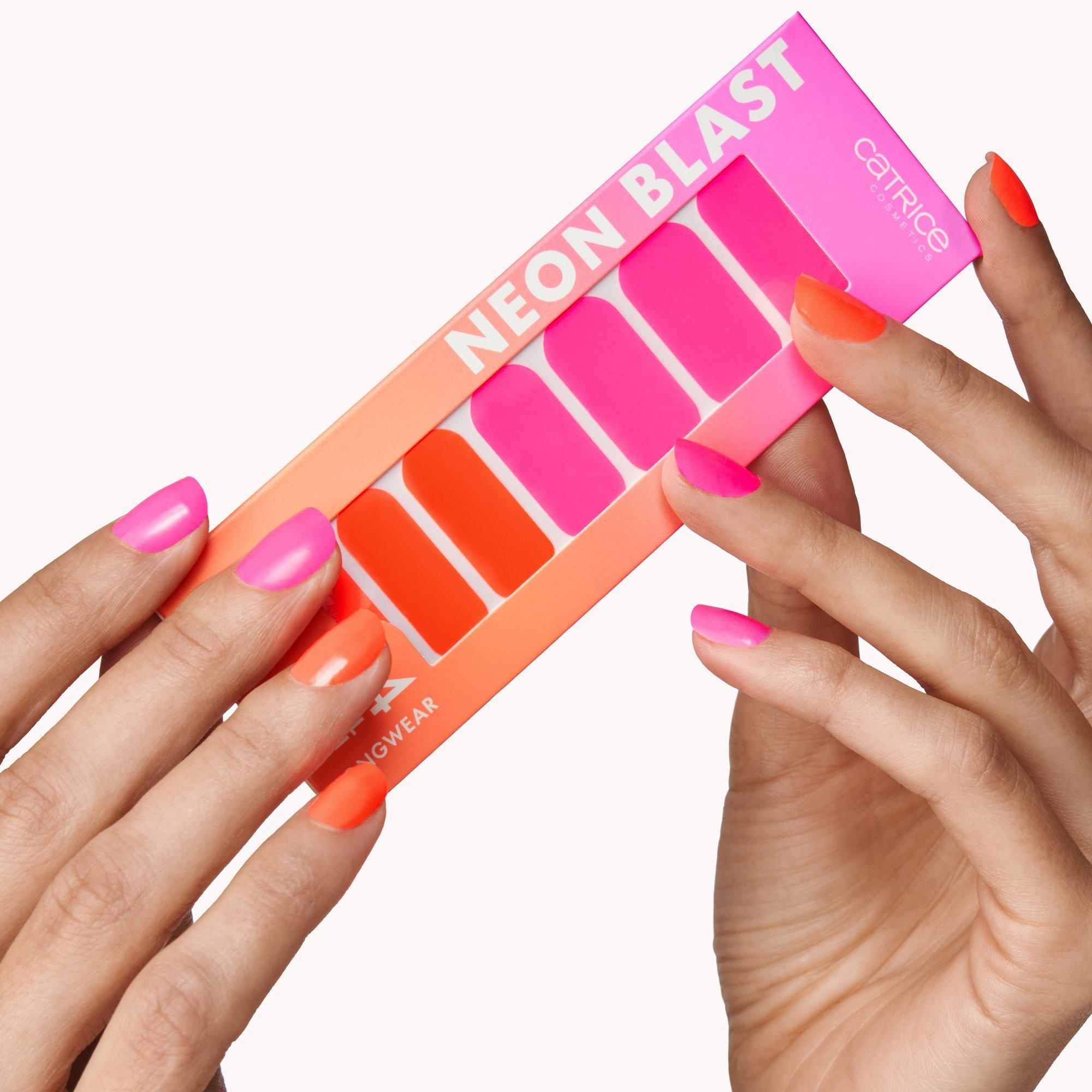Láminas de uñas Neon Blast