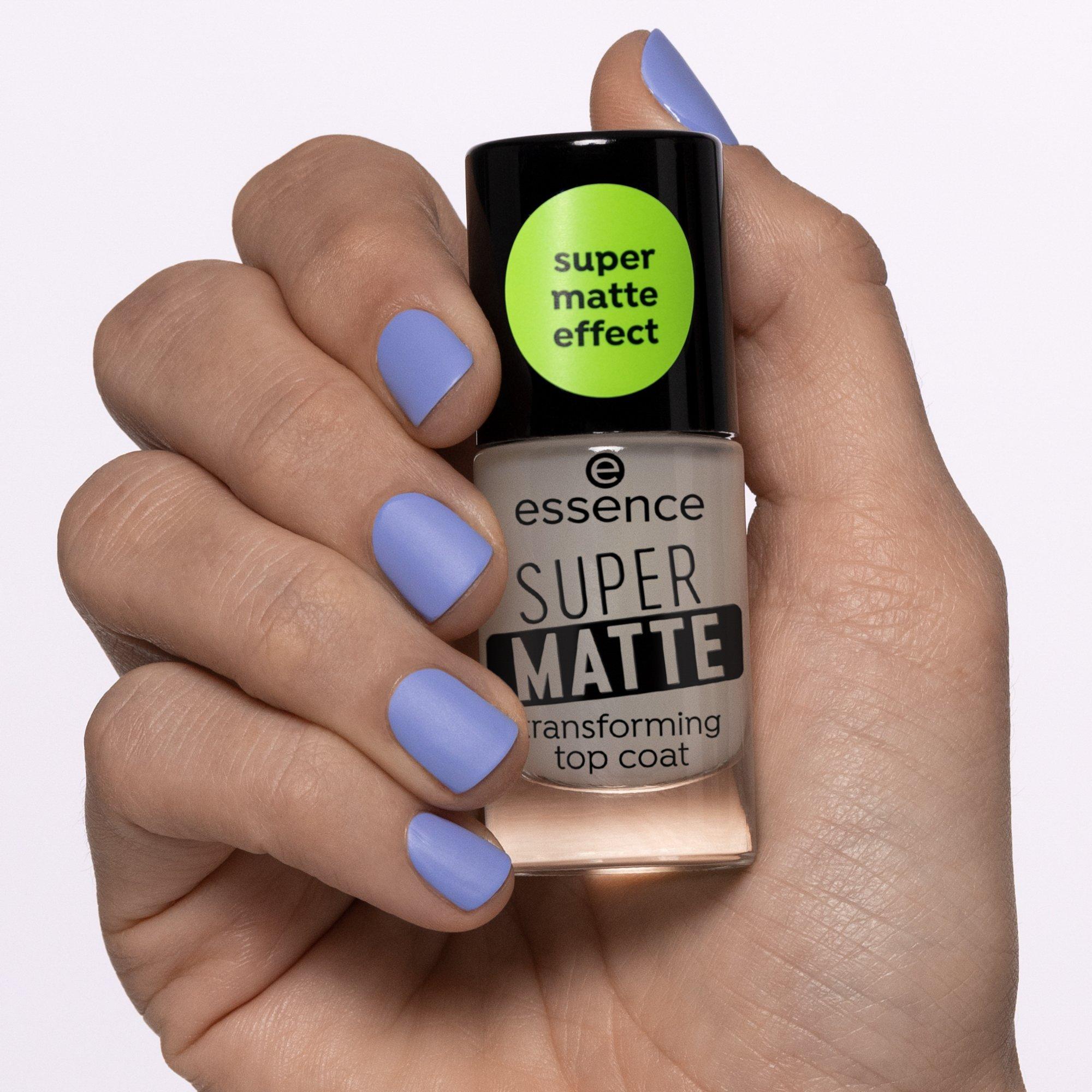 SUPER MATTE transforming top coat