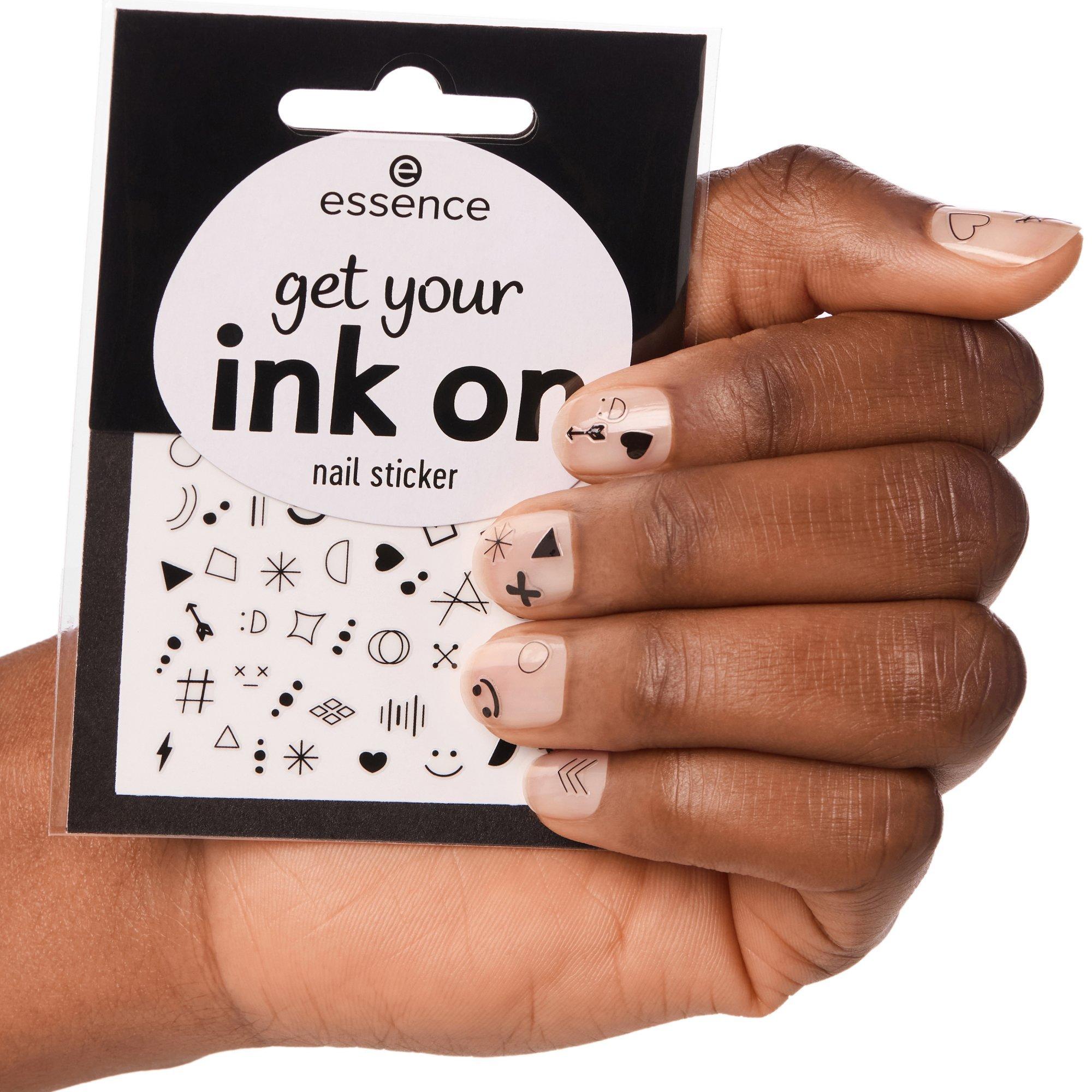 GET YOUR INK ON nail sticker