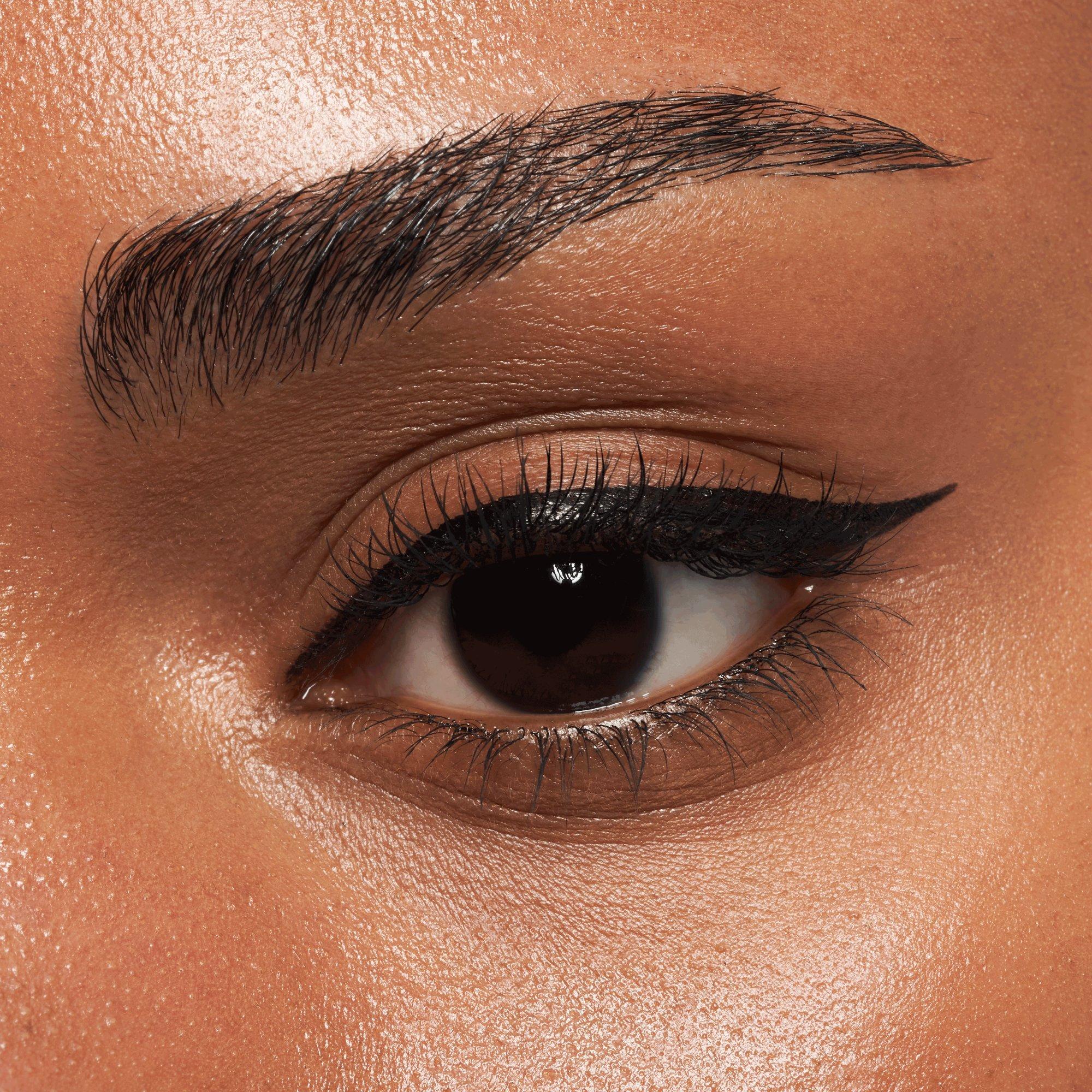 super precise eyeliner