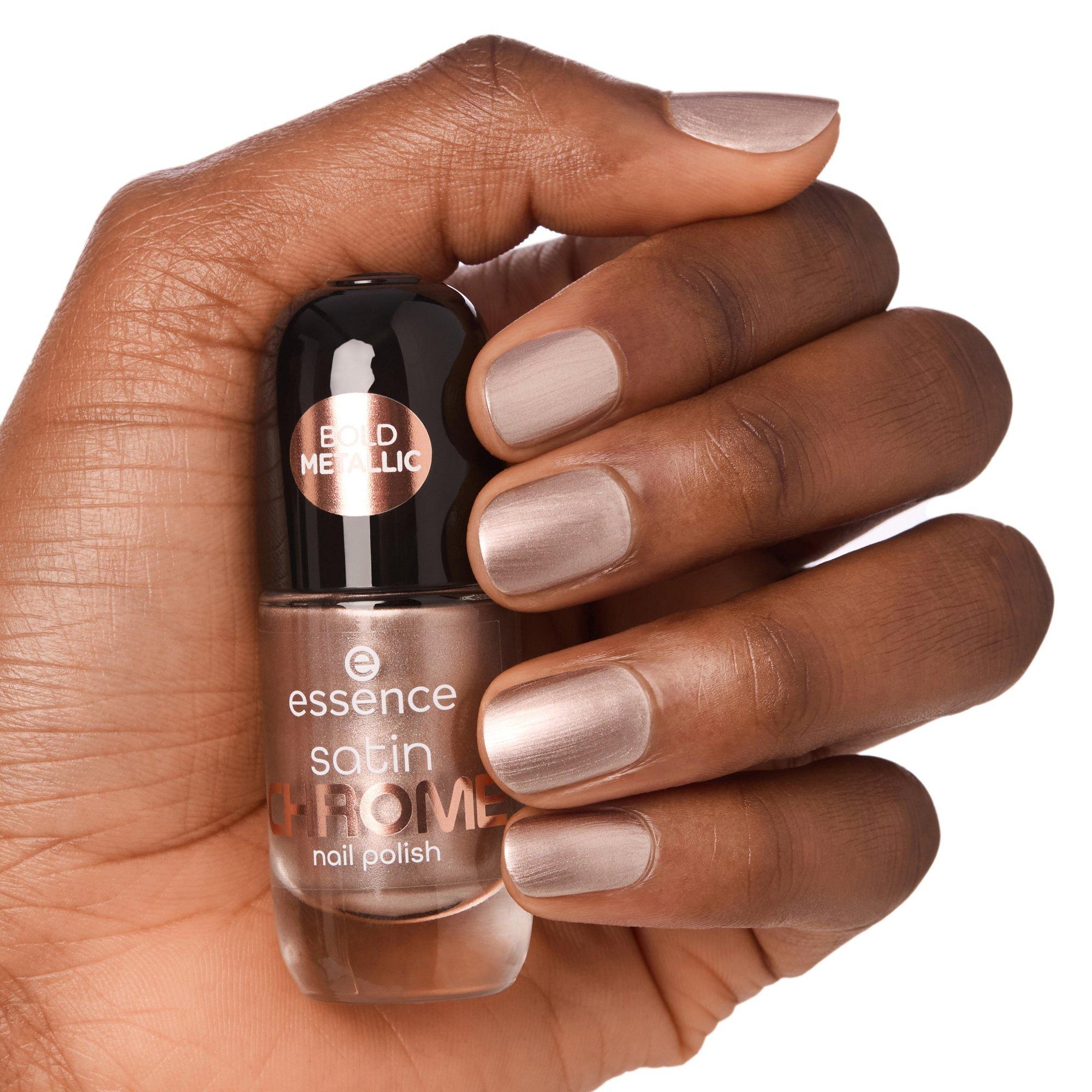 satin CHROME nail polish