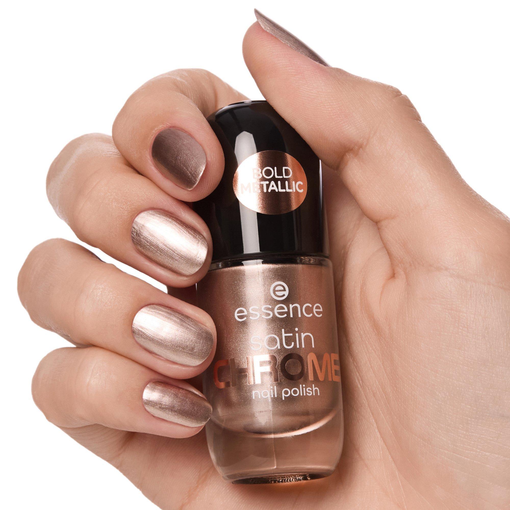 satin CHROME nail polish