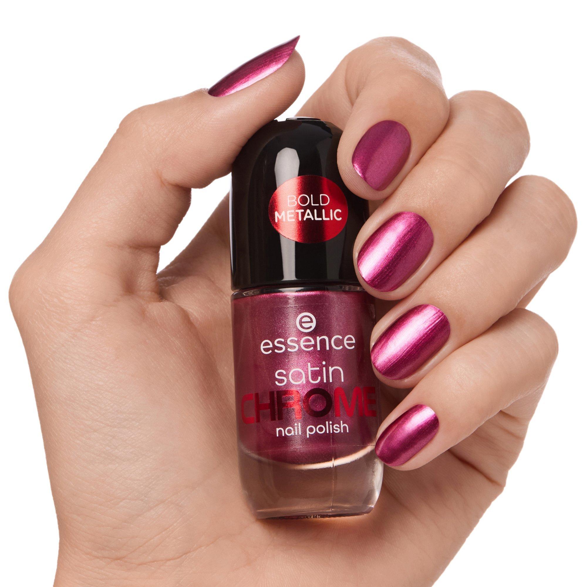 satin CHROME nail polish