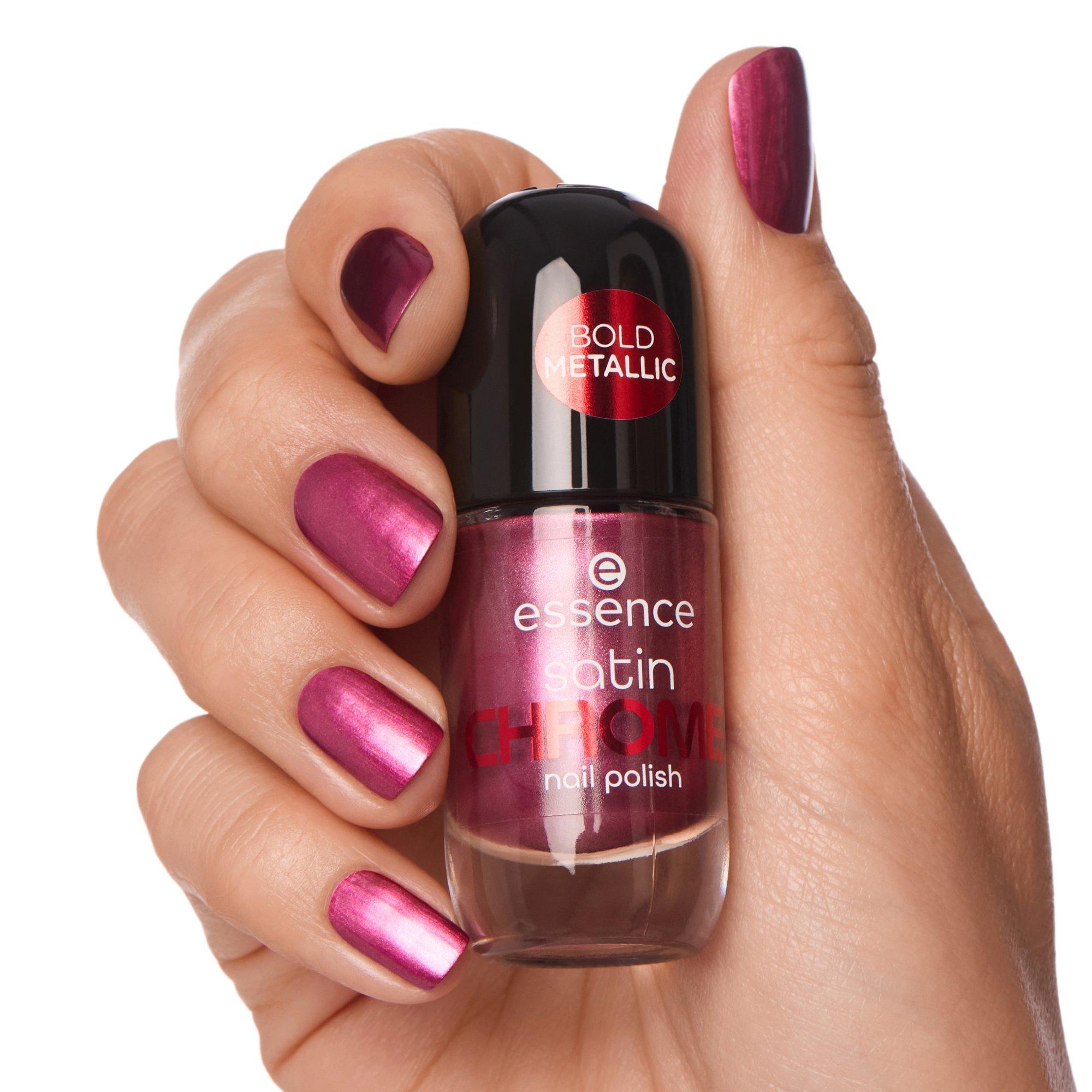 satin CHROME nail polish