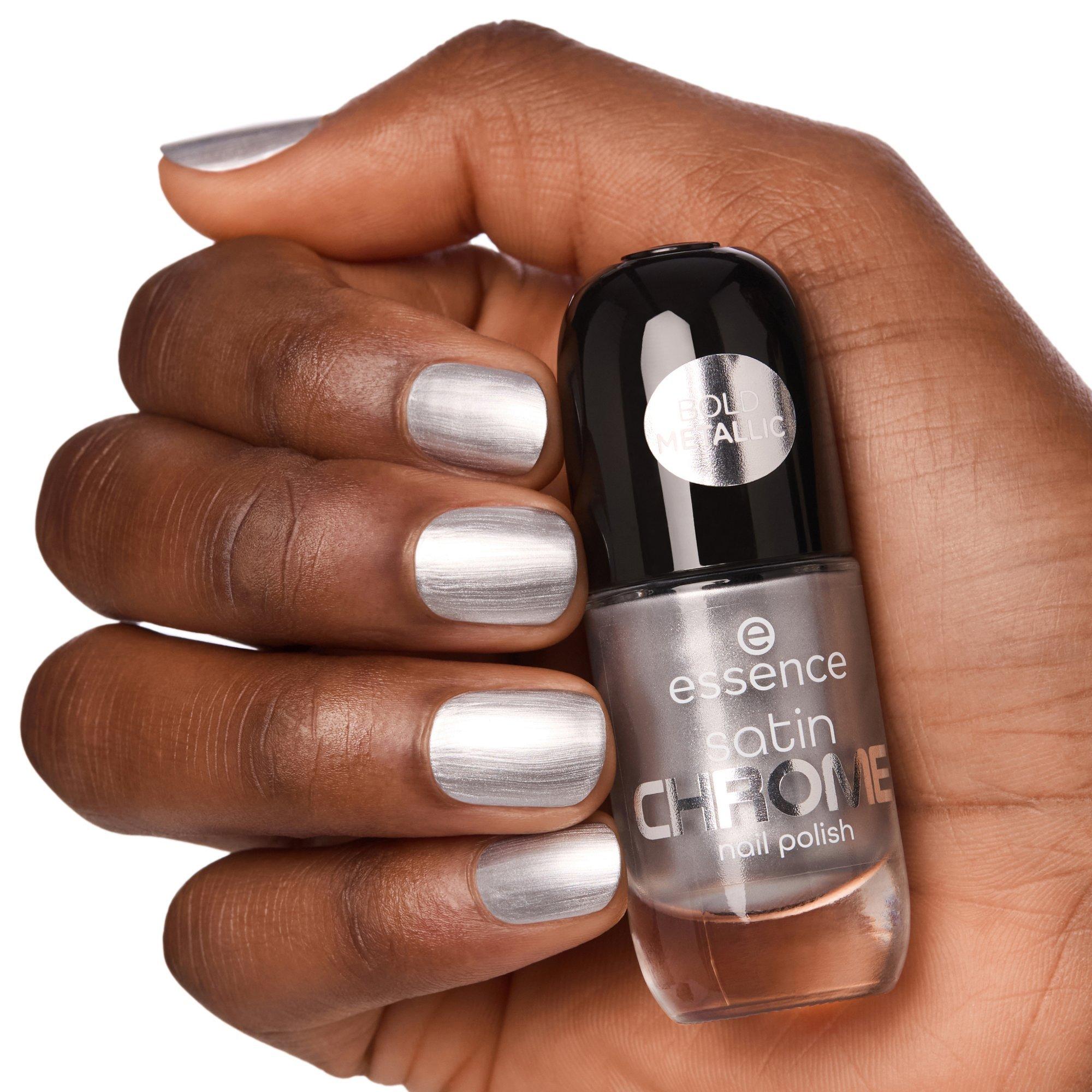 Nagų lakas satin CHROME nail polish