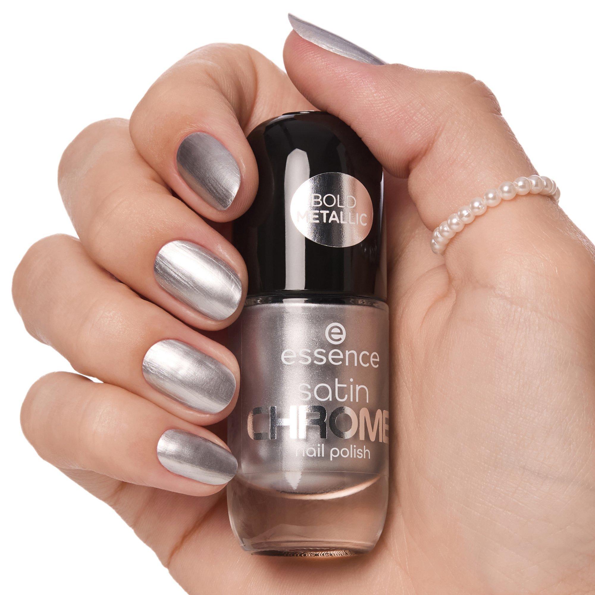 Nagų lakas satin CHROME nail polish