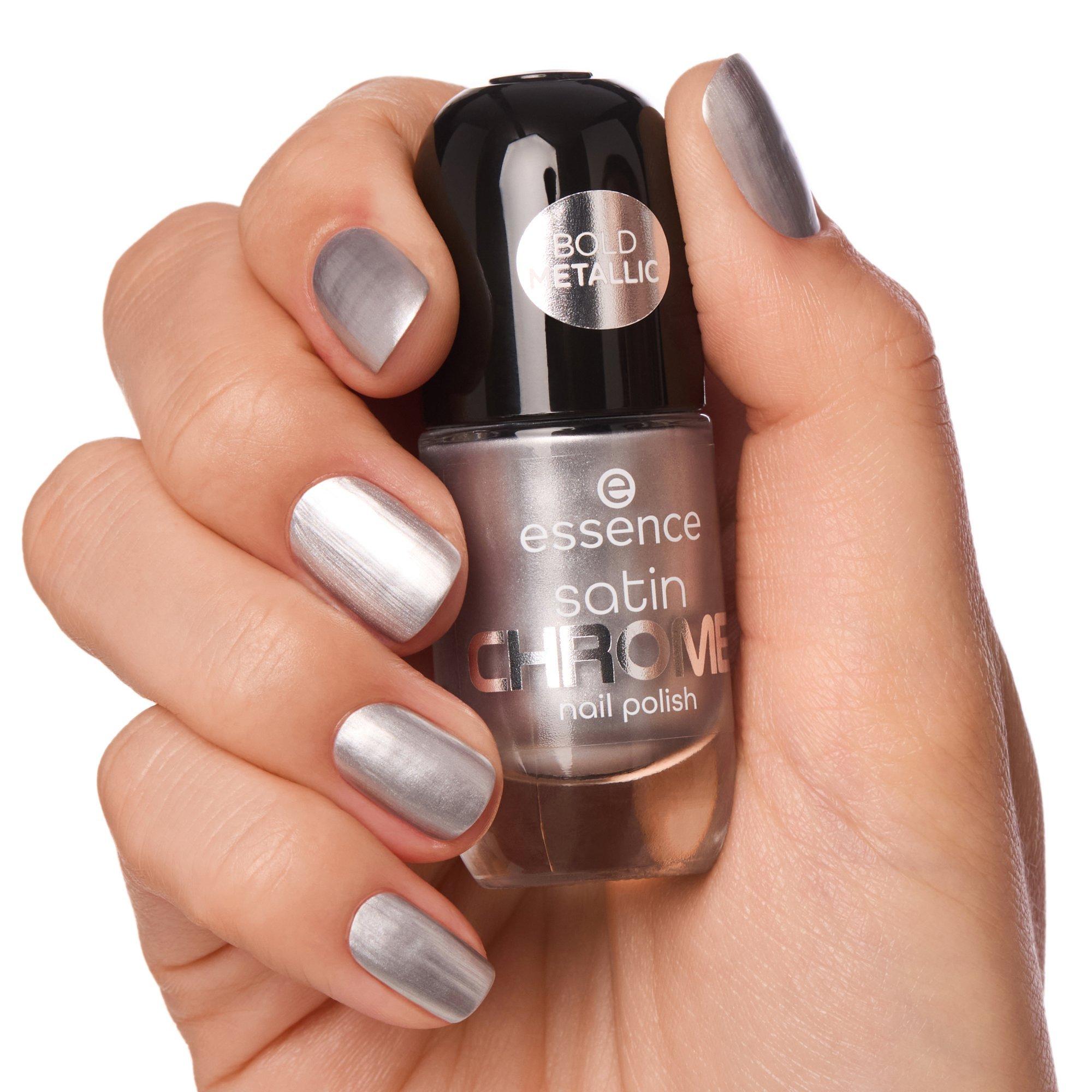 Nagų lakas satin CHROME nail polish