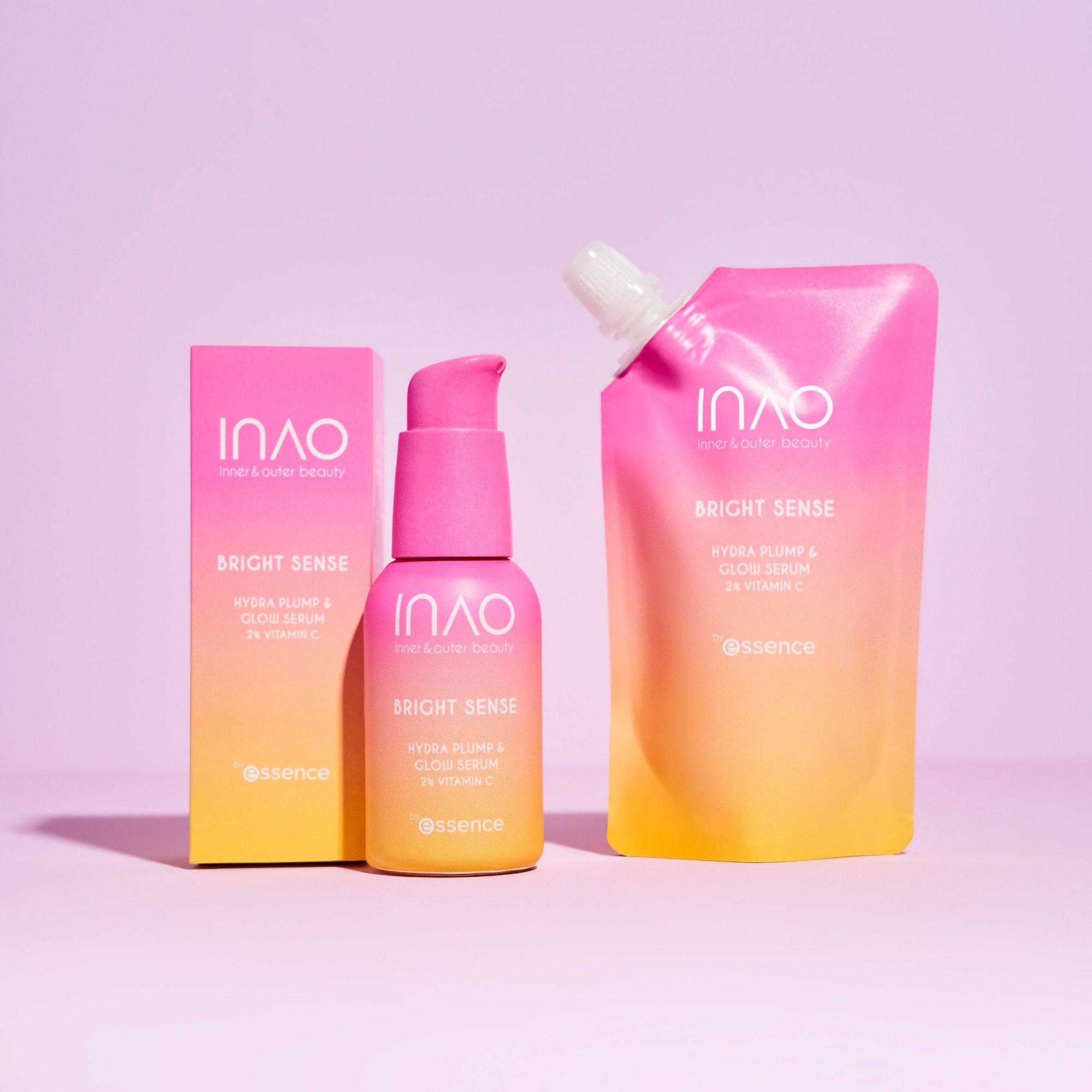 INAO inner and outer beauty Bright Sense Hydra Plump & Glow Serum Refill by essence