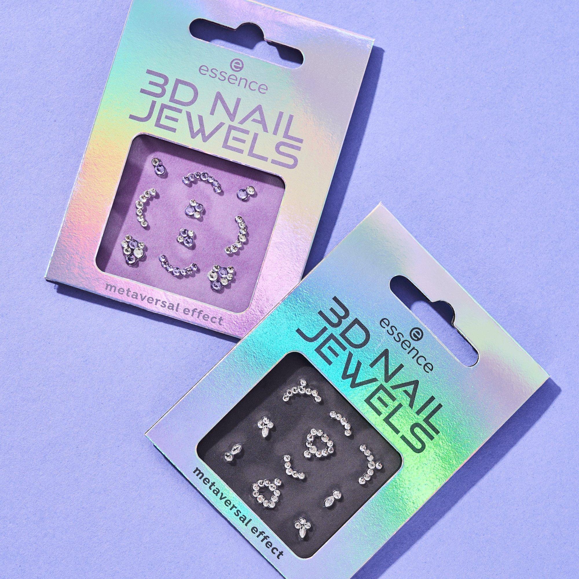 nálepky na nehty 3D jewels