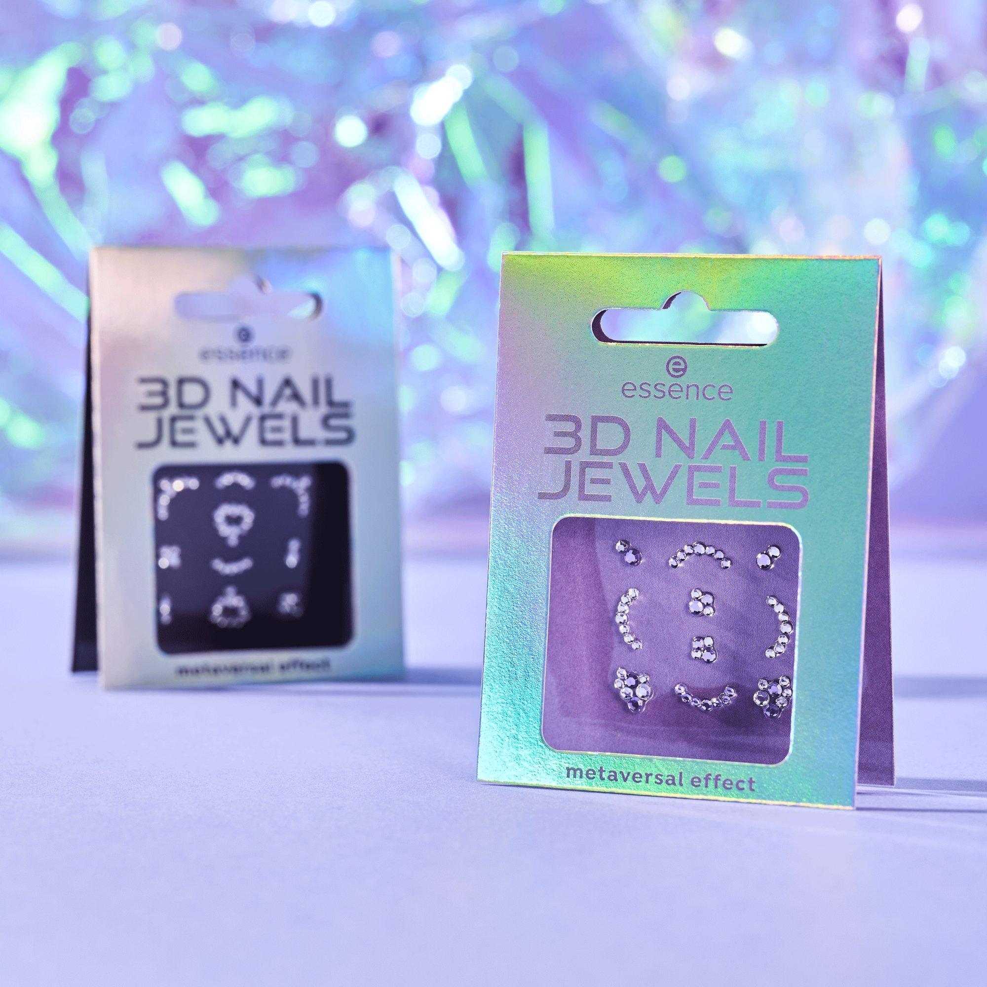 nálepky na nehty 3D jewels