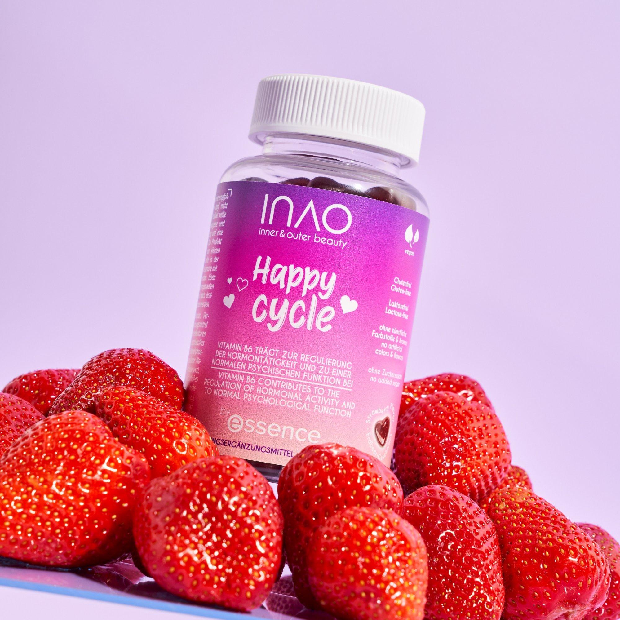 INAO inner and outer beauty Happy Cycle gummies by essence