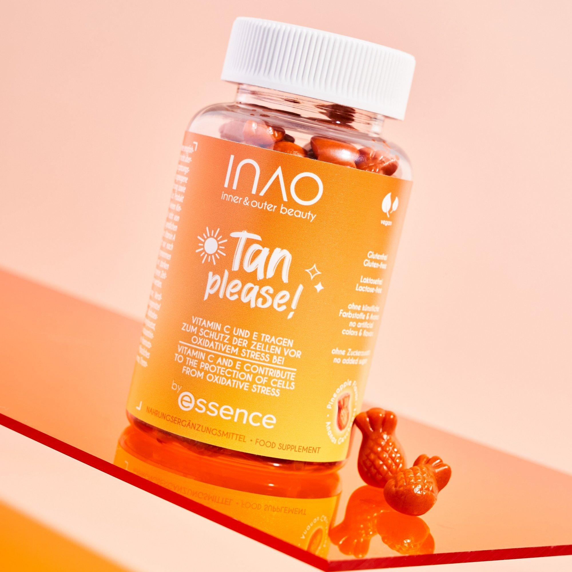 INAO inner and outer beauty Tan Please! gummies by essence