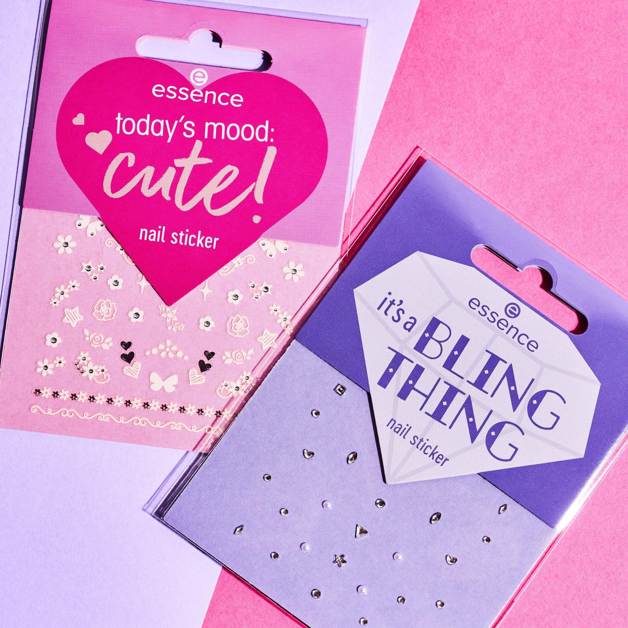 today's mood: cute! nail sticker