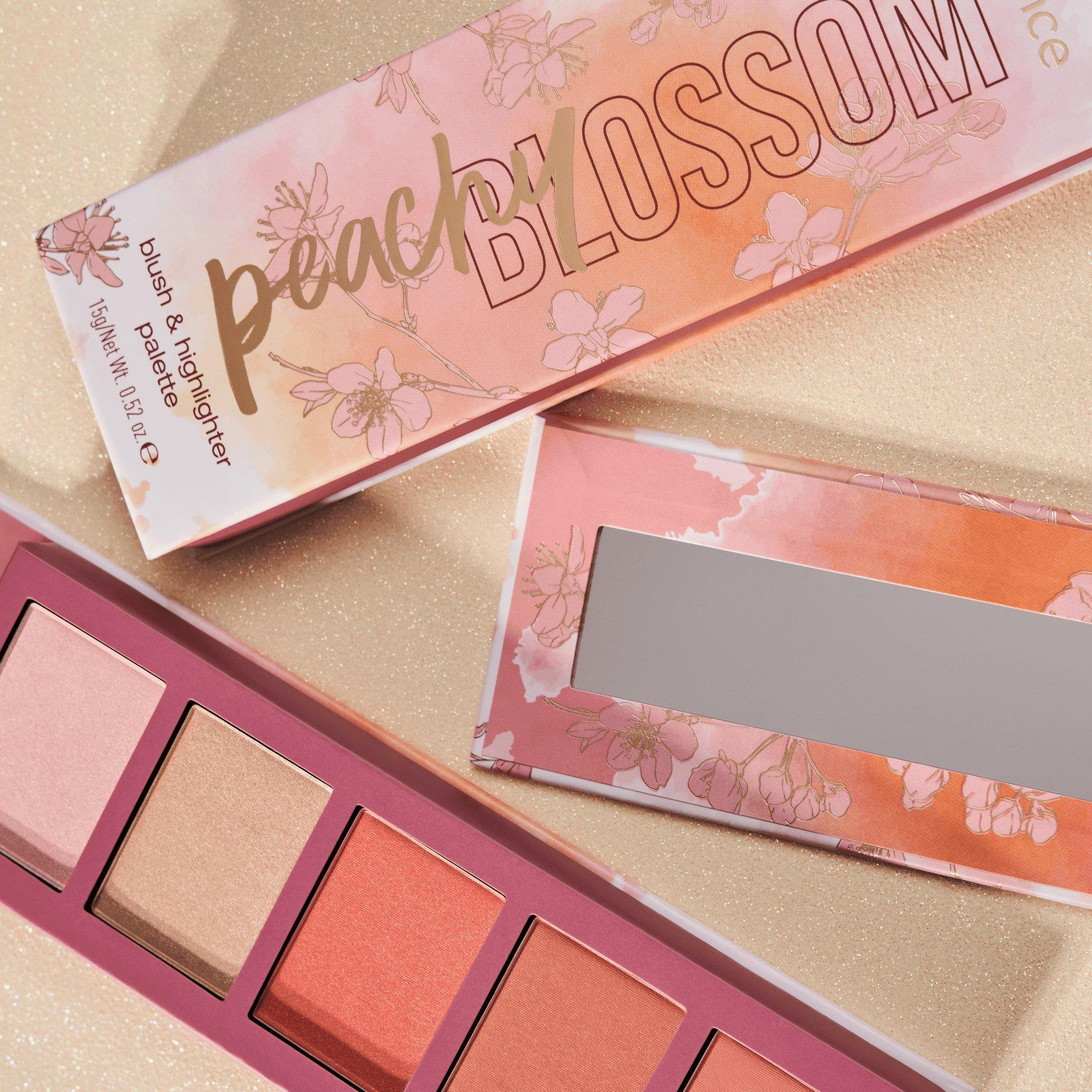 peachy BLOSSOM blush & highlighter palette
