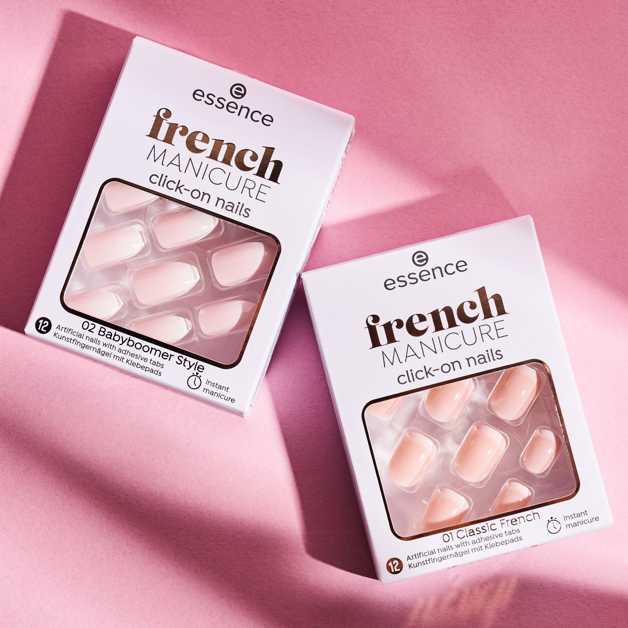 french MANICURE click-on nokti