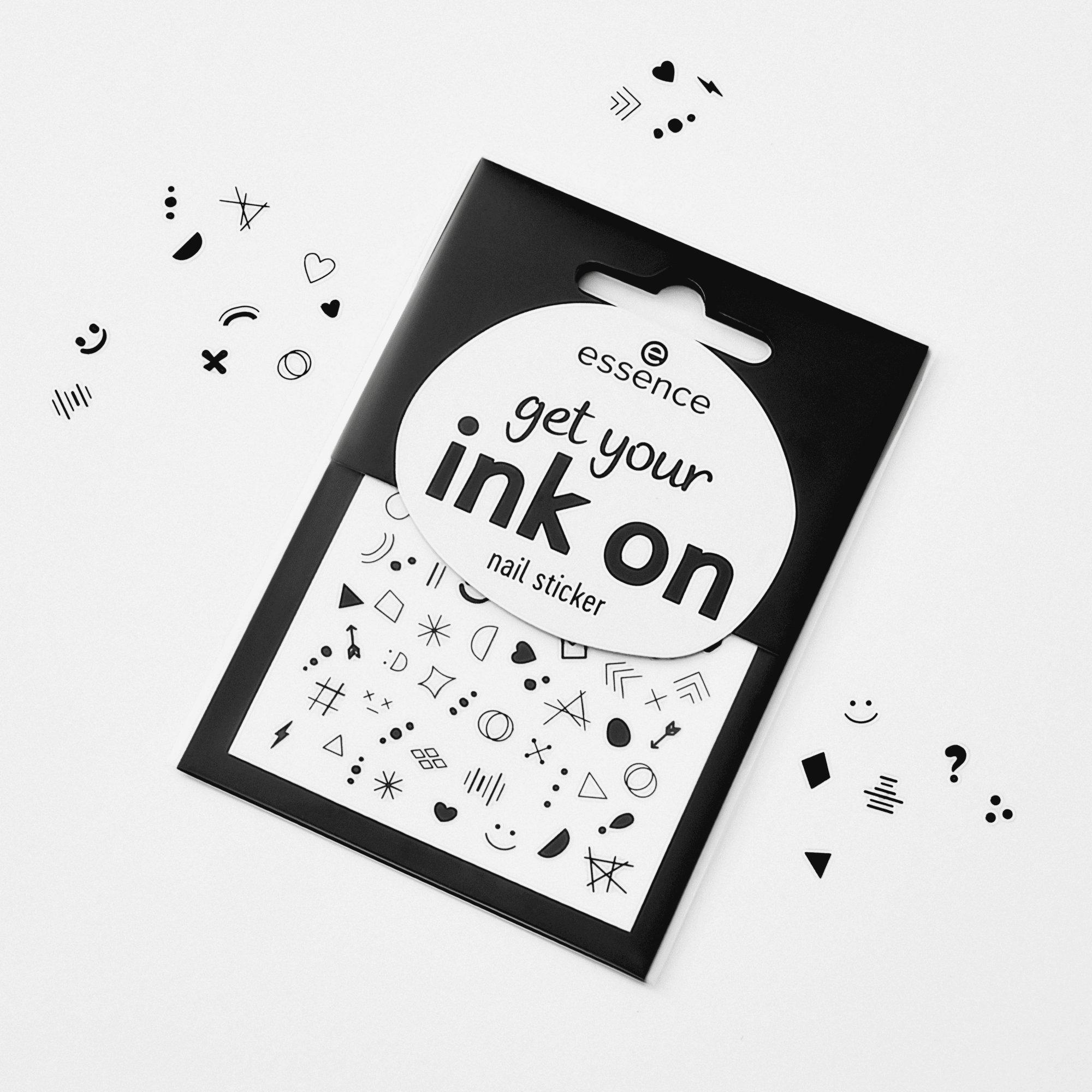 GET YOUR INK ON nail sticker